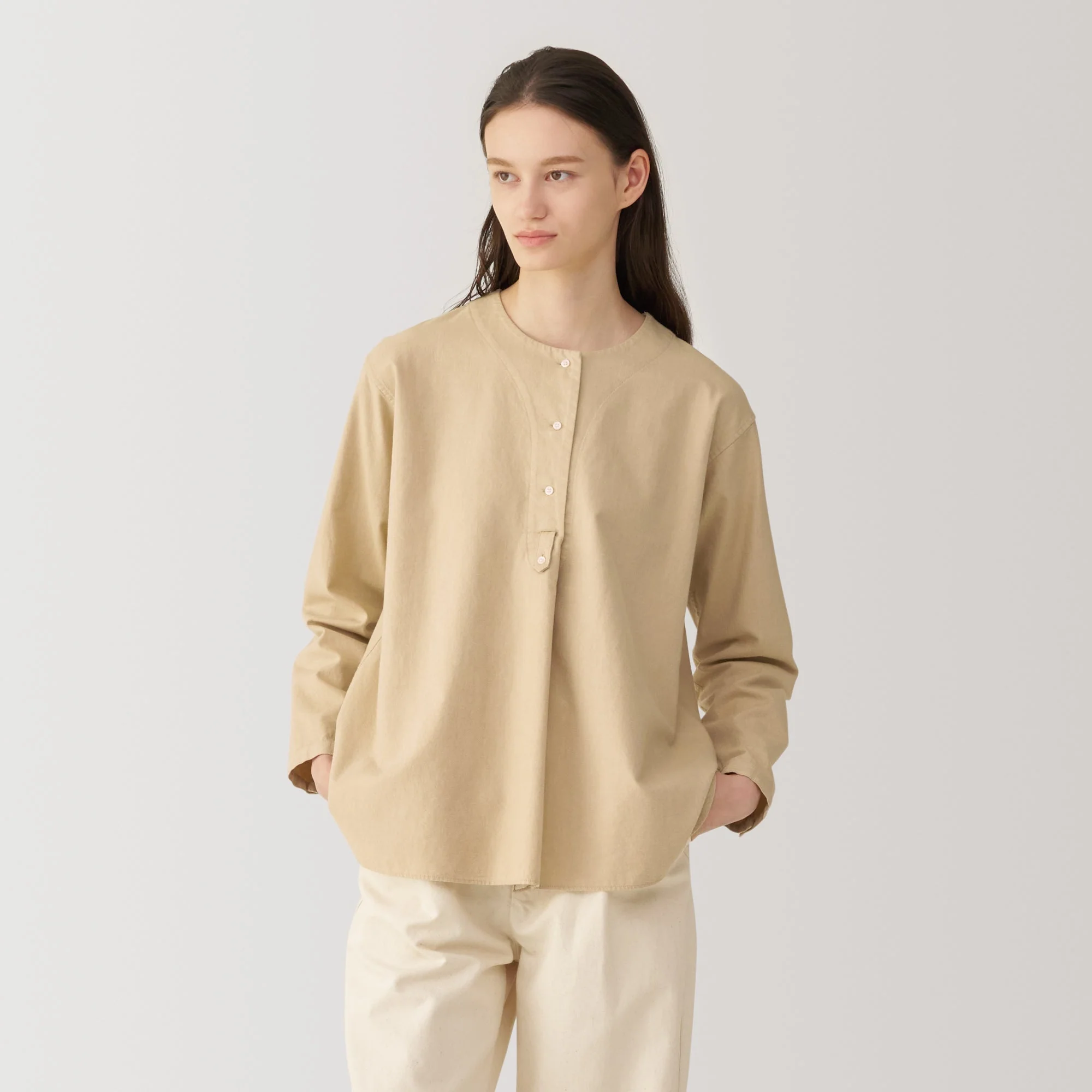 Labo Women's Brushed Cotton Twill Blouse - Image 4