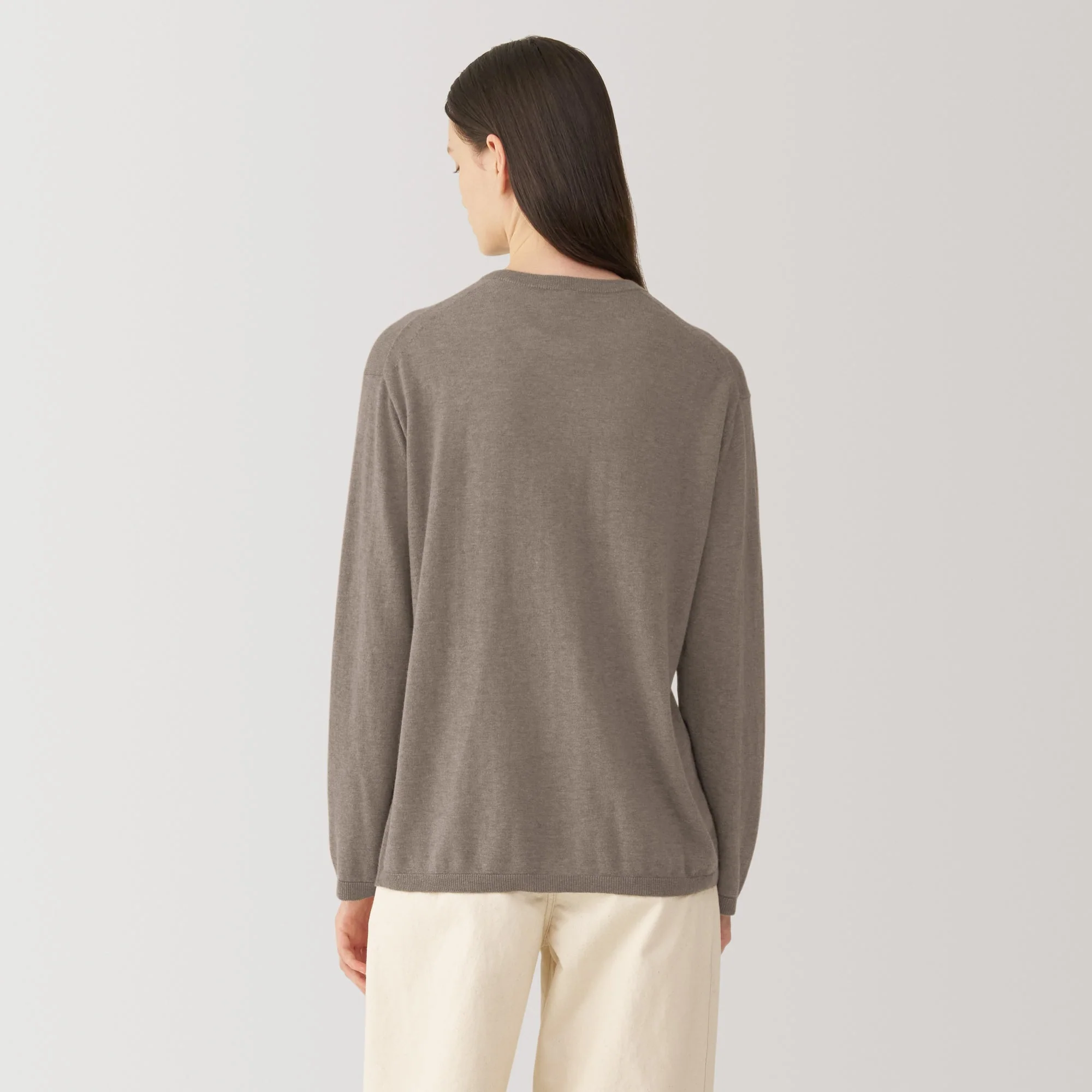 Labo Women's Natural Cashmere Crew Neck Sweater - Image 5