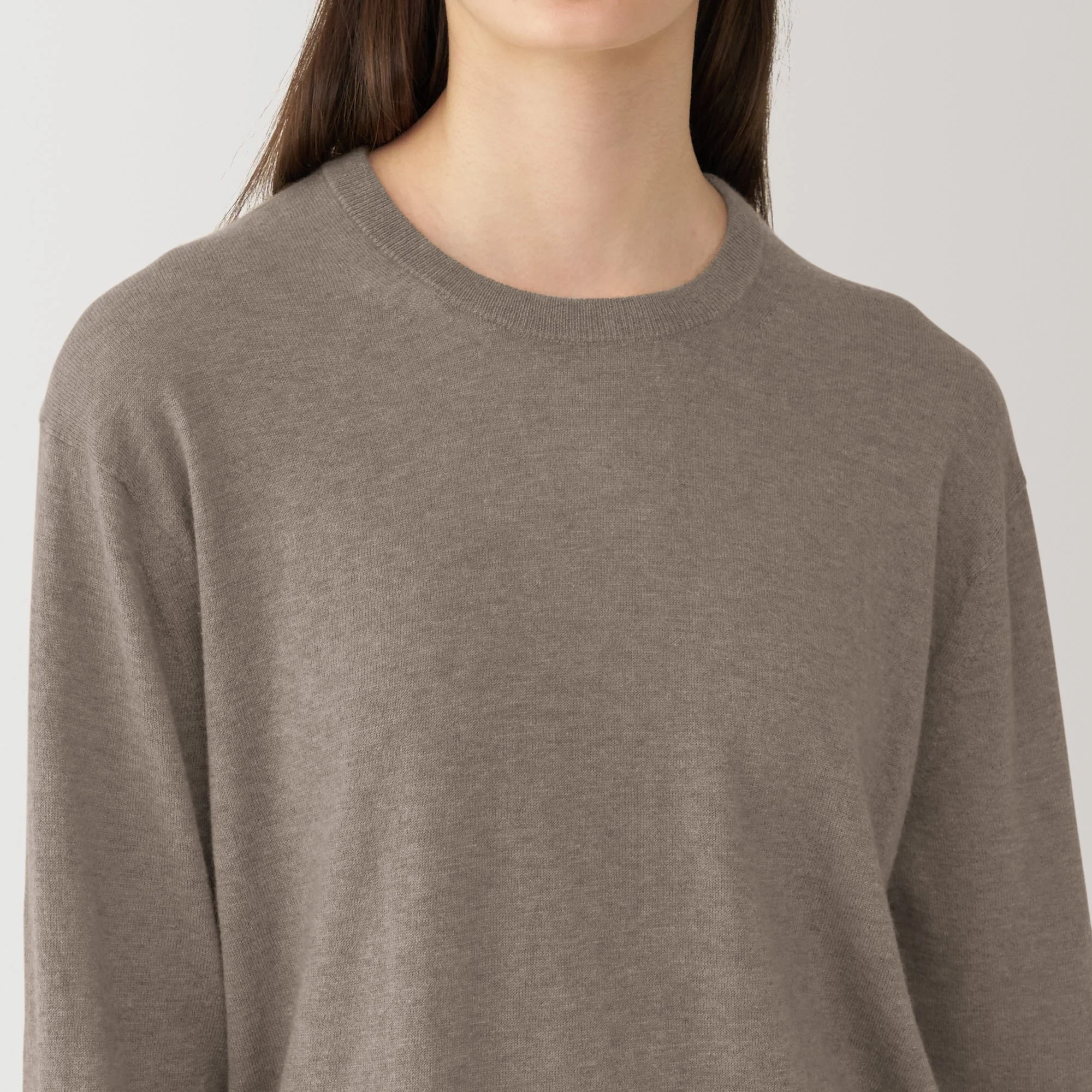 Labo Women's Natural Cashmere Crew Neck Sweater - Image 6