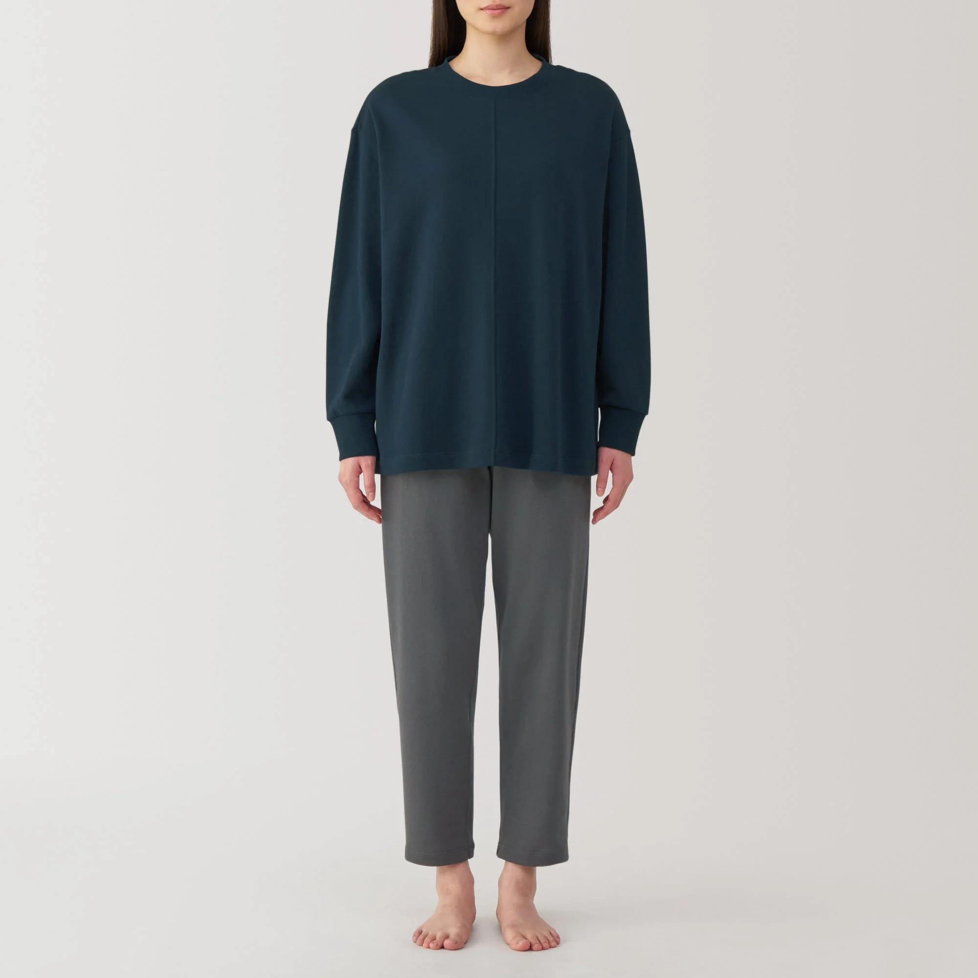 Women's Loose-Twist Sweatshirt Loungewear Set - Image 4
