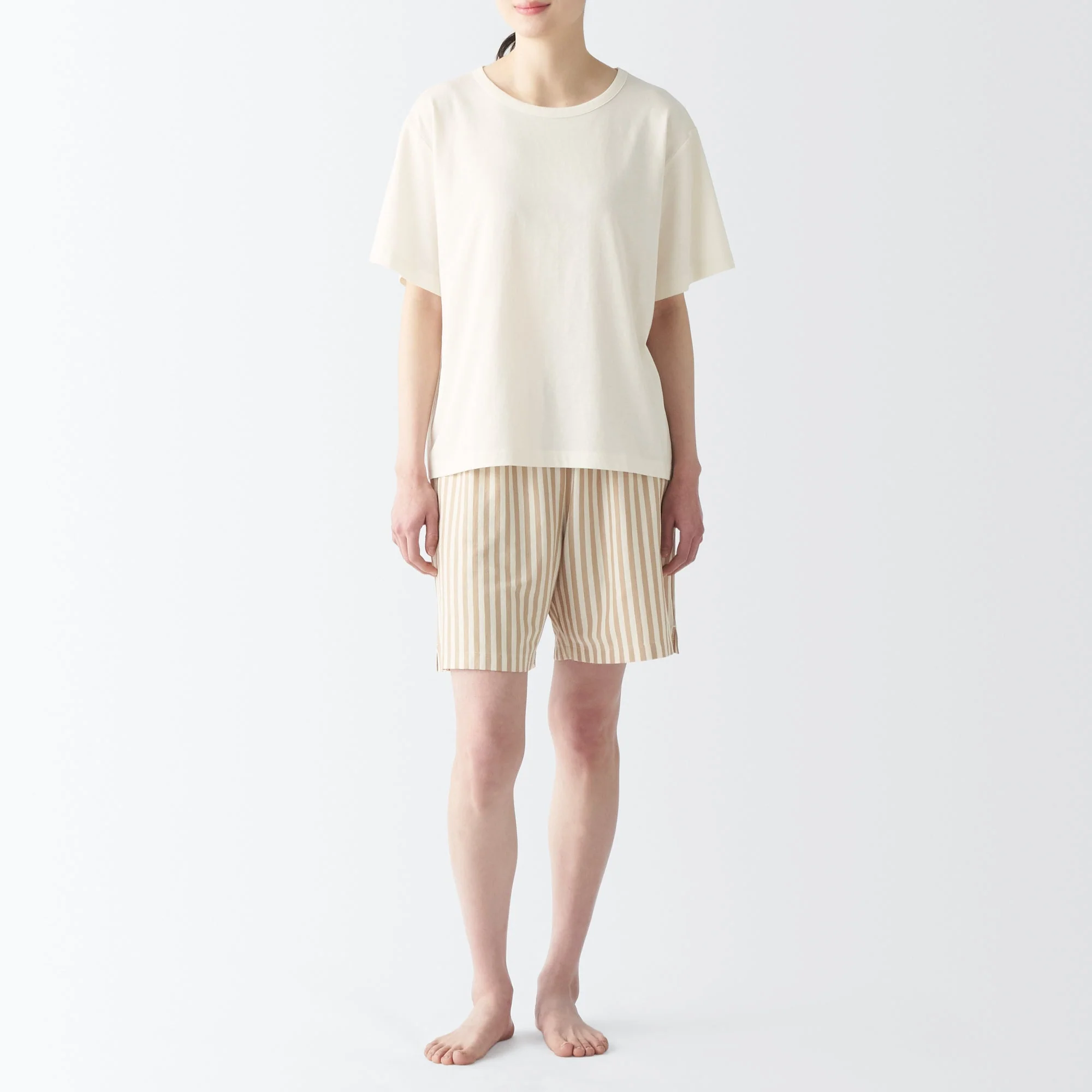 Women's Moisture-Wicking Cotton Short Sleeve Loungewear Set - Image 14