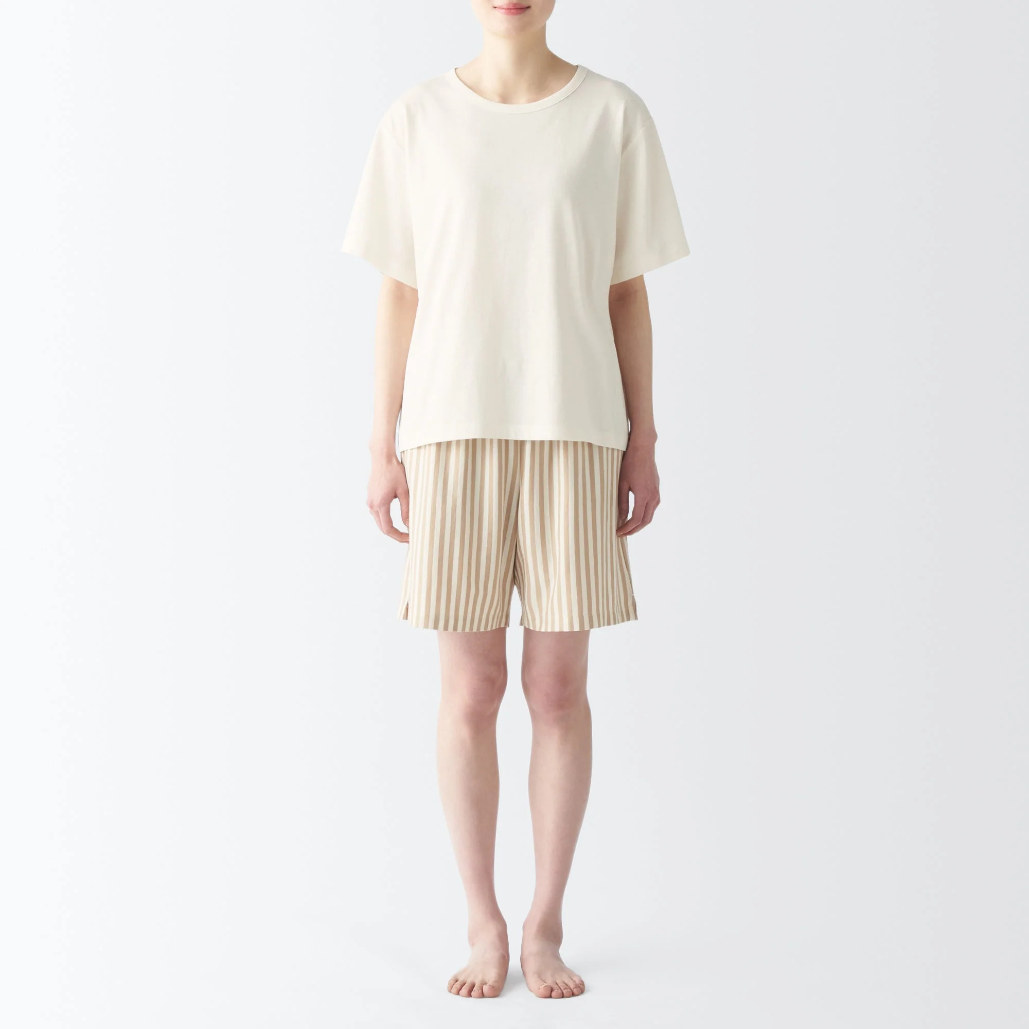 Women's Moisture-Wicking Cotton Short Sleeve Loungewear Set - Image 15