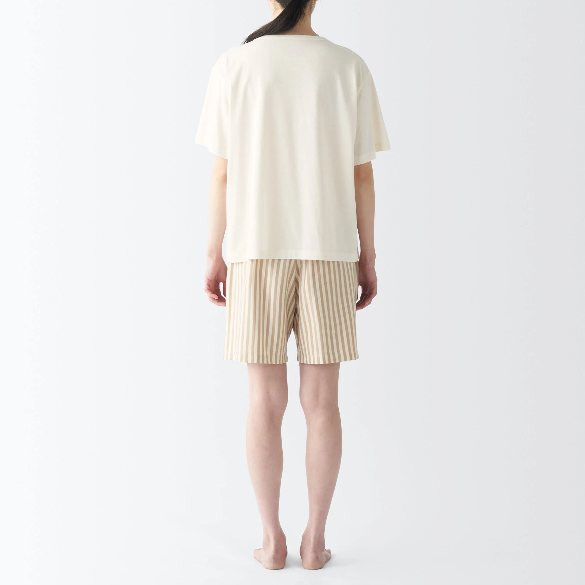 Women's Moisture-Wicking Cotton Short Sleeve Loungewear Set - Image 17