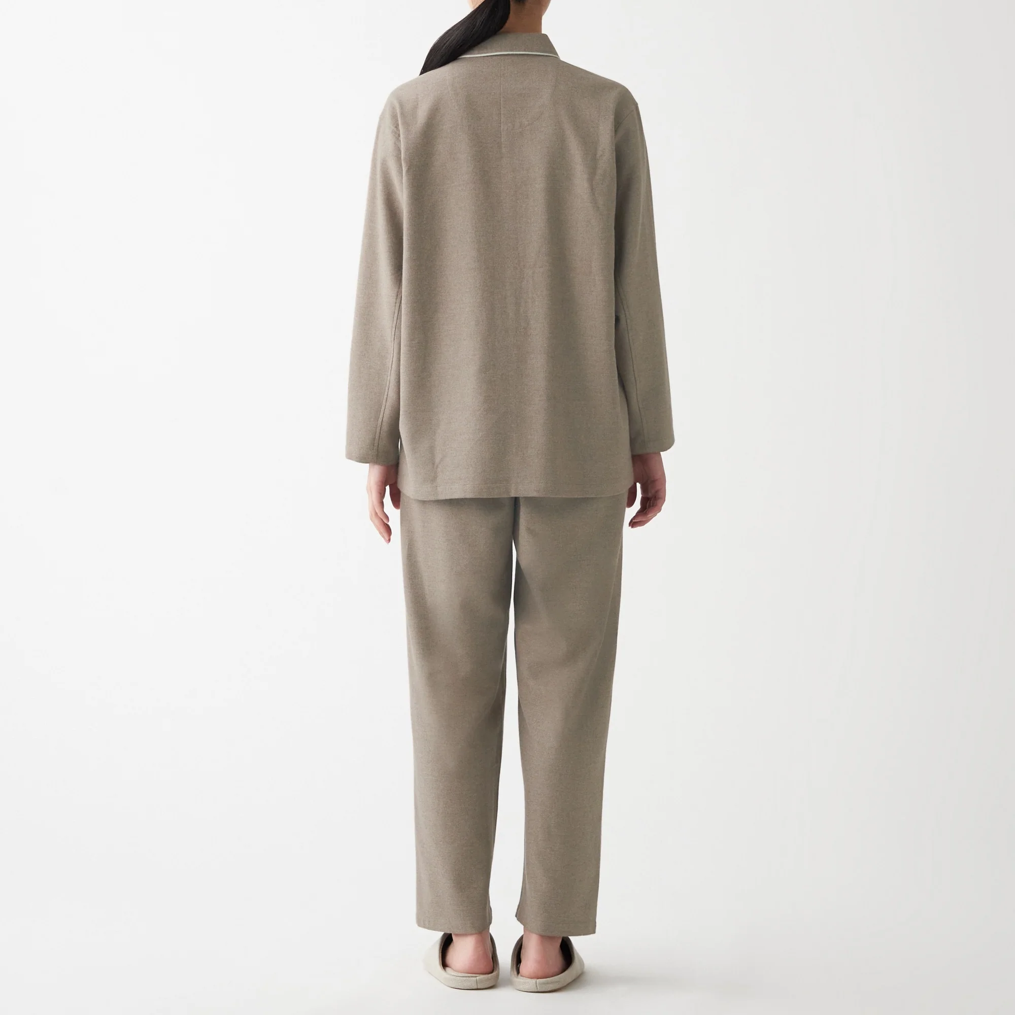 Women's Organic Cotton Side Seamless Flannel Pajamas - Image 26