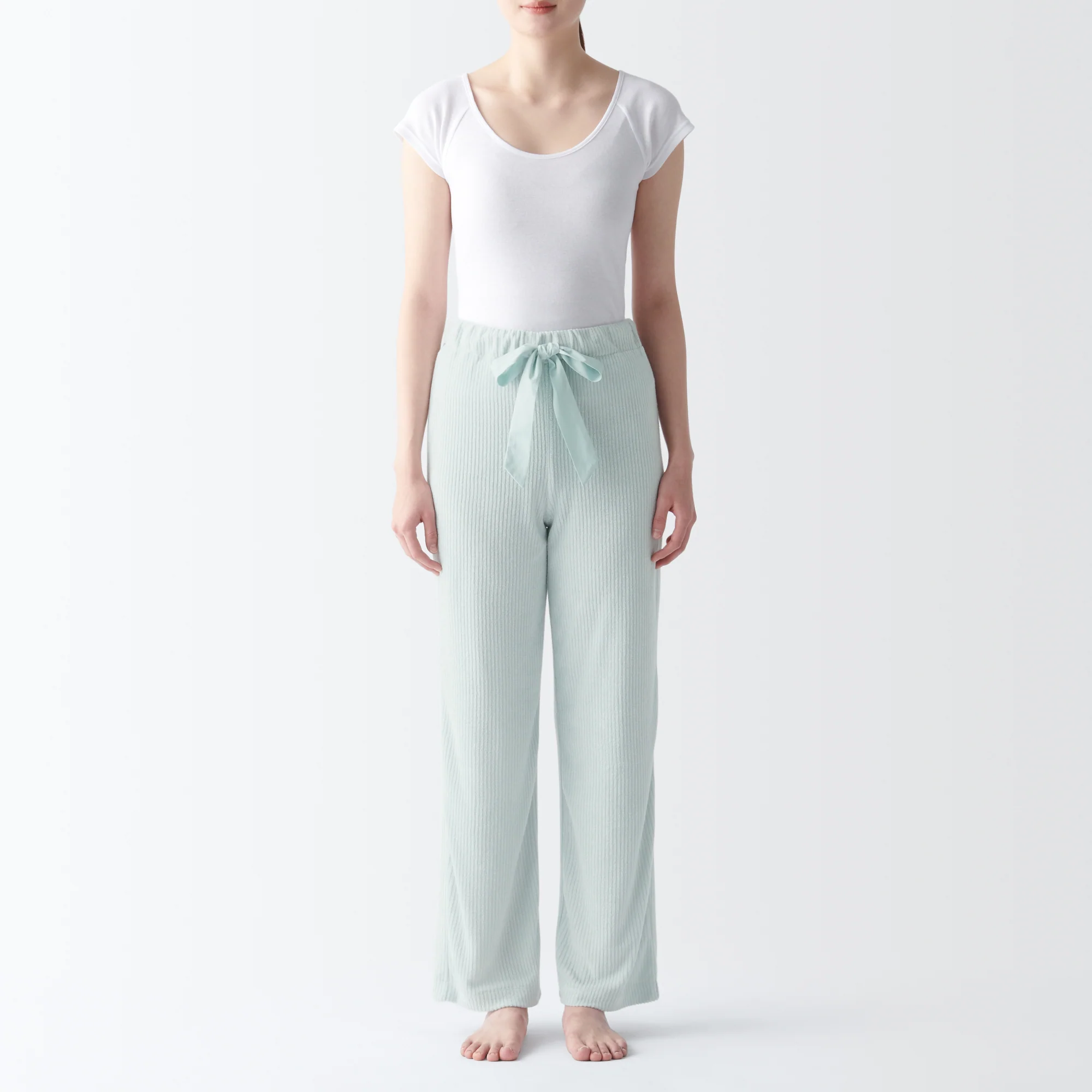 Women's Pile Ribbed Long Pants - Image 12