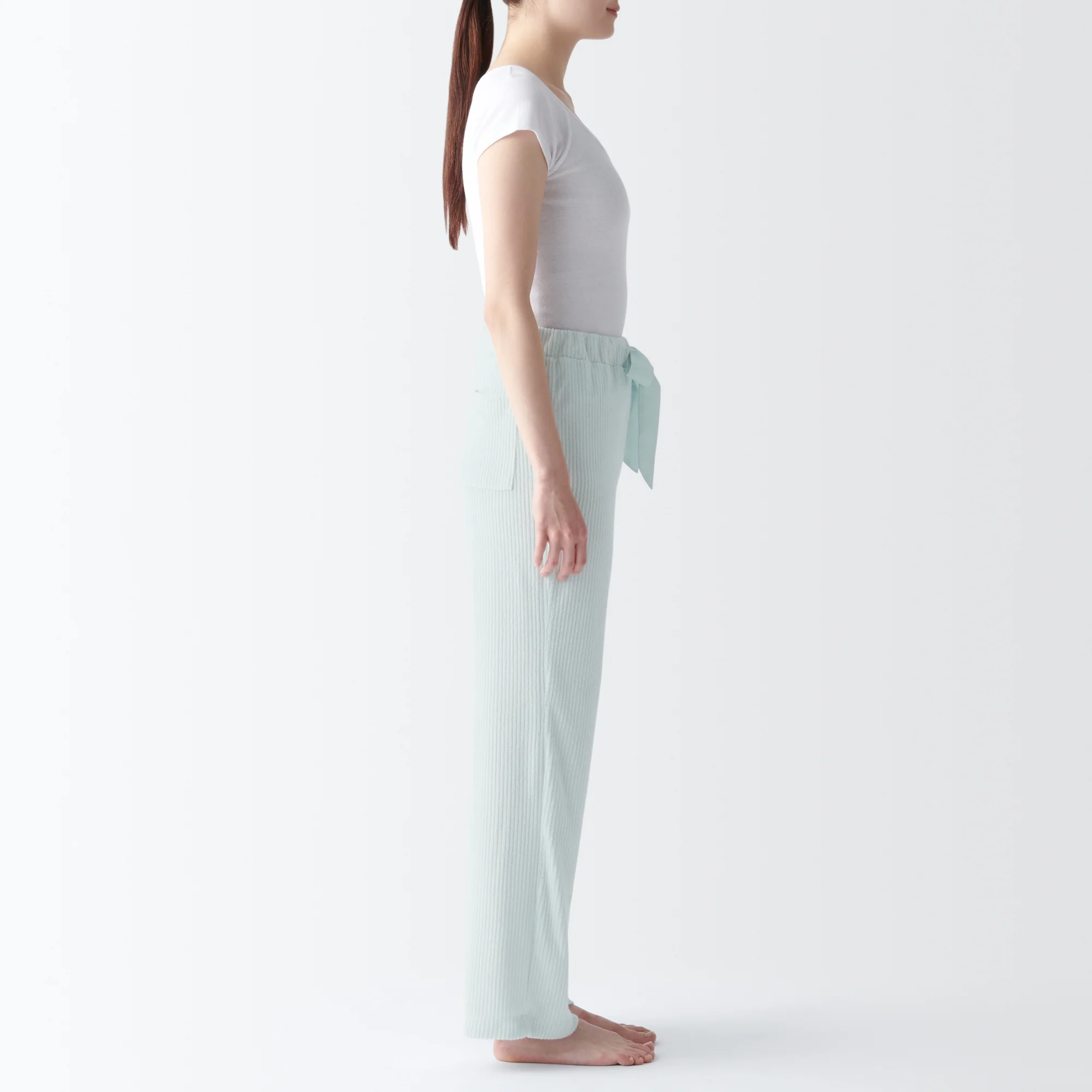 Women's Pile Ribbed Long Pants - Image 13