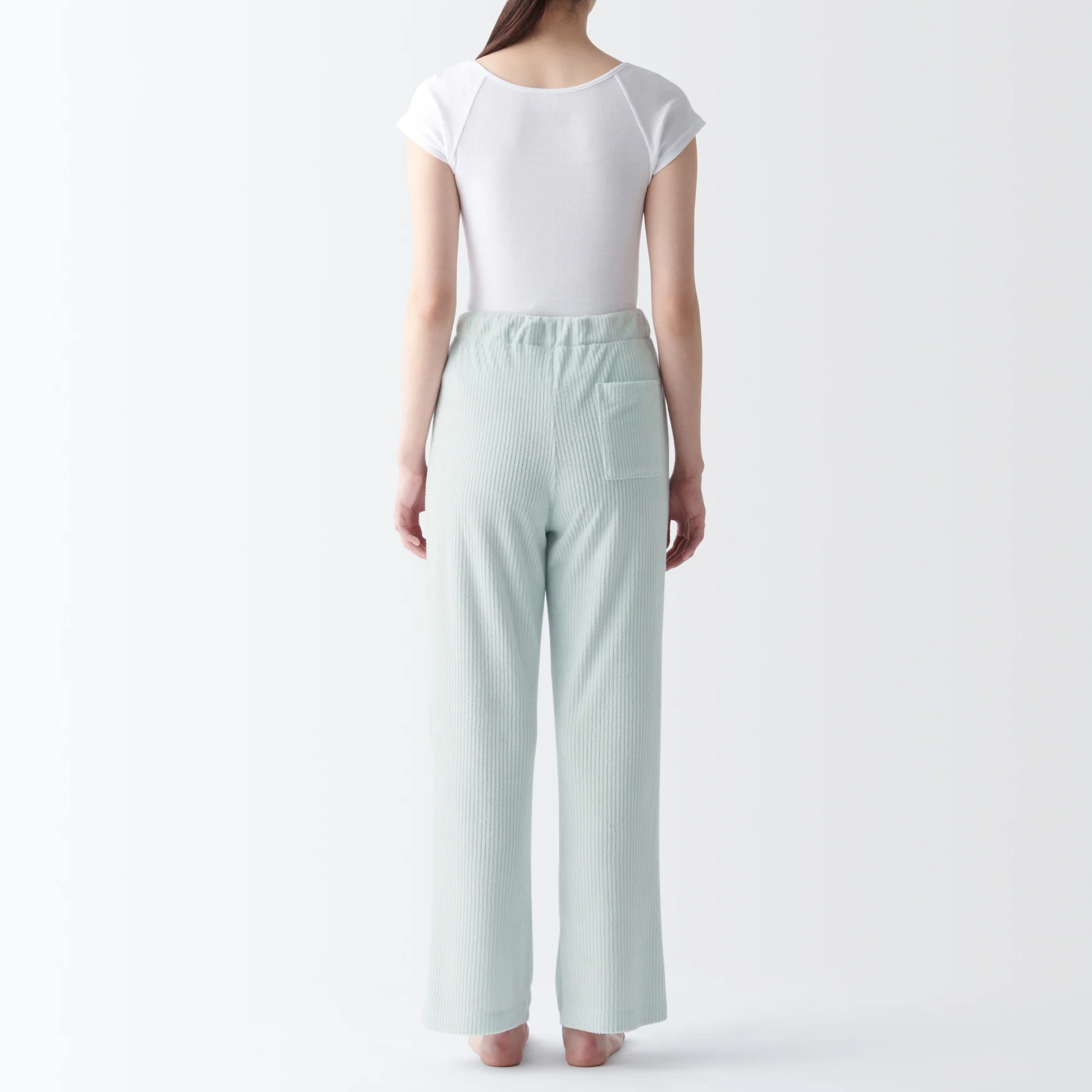 Women's Pile Ribbed Long Pants - Image 14