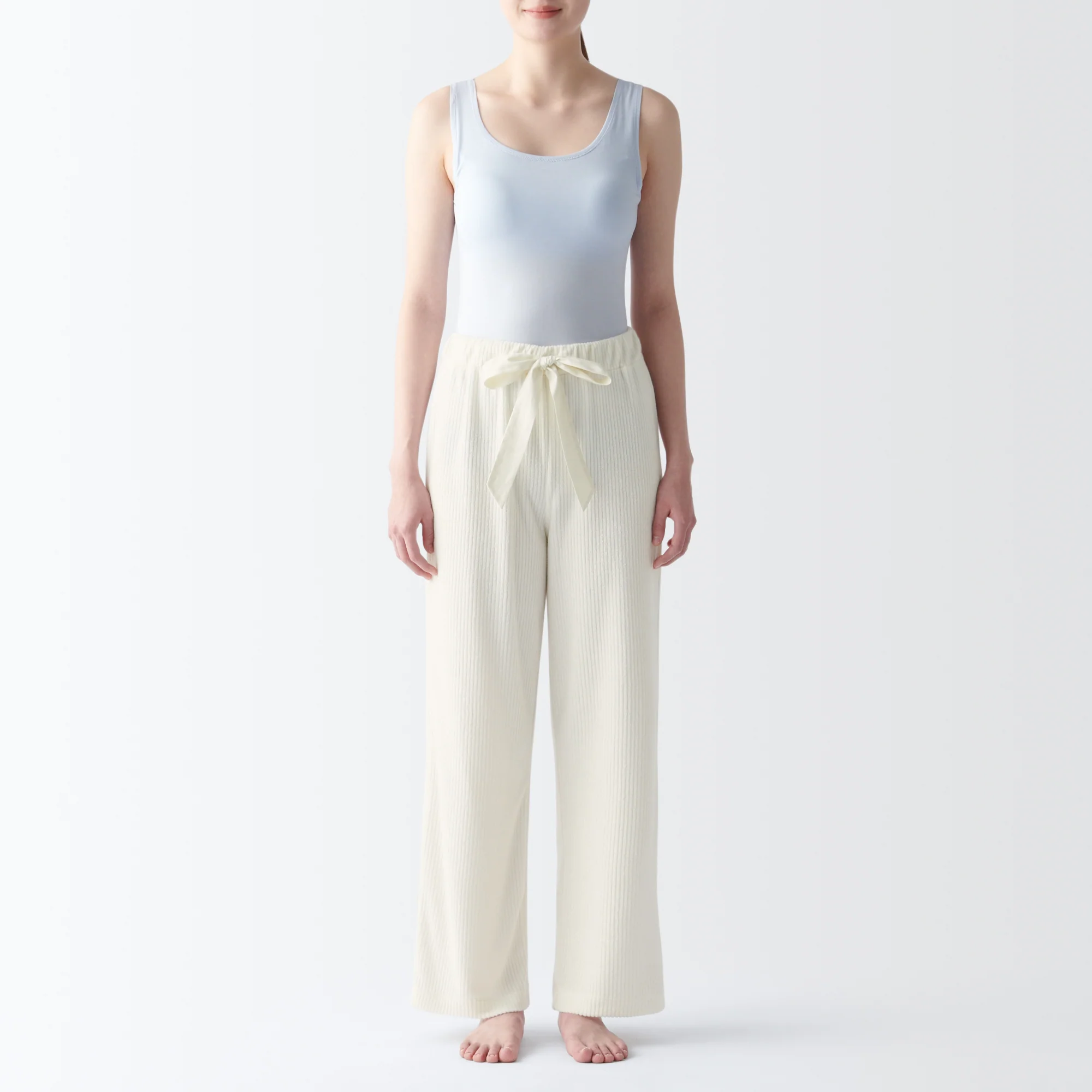 Women's Pile Ribbed Long Pants - Image 4