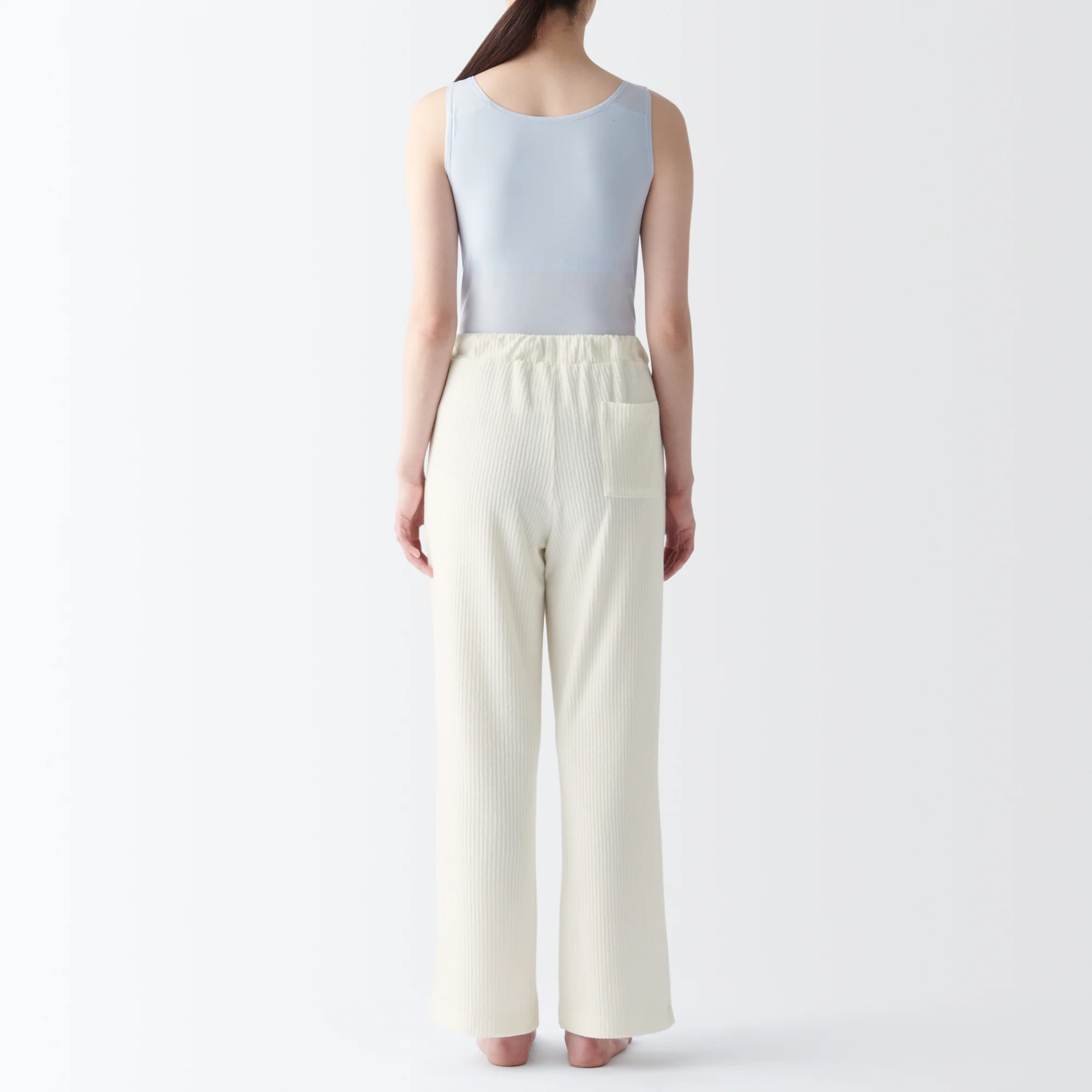 Women's Pile Ribbed Long Pants - Image 6