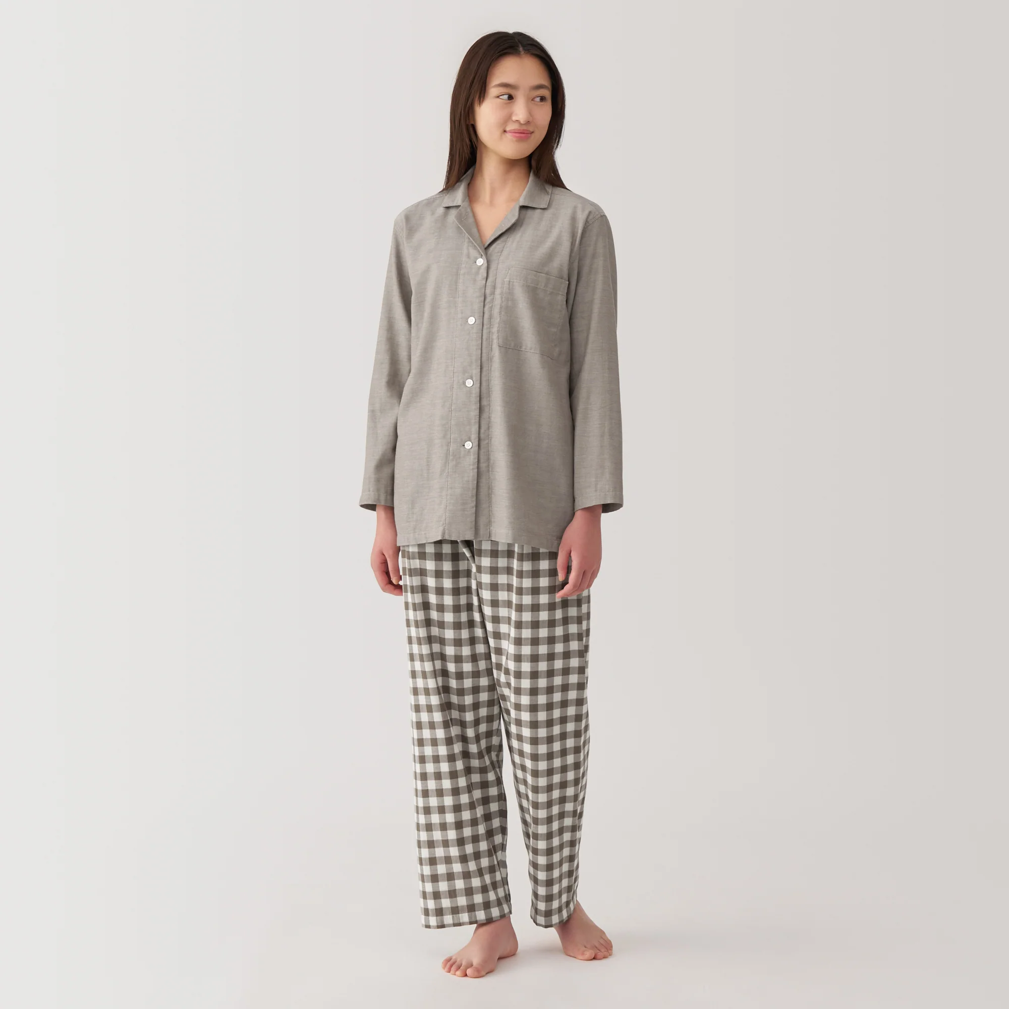 Women's Side Seamless Double Gauze Pajamas - Image 16