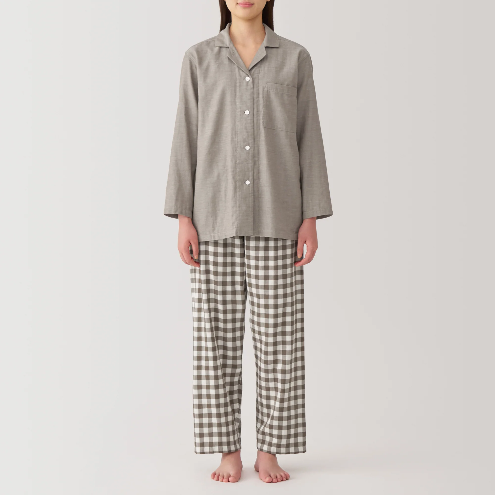 Women's Side Seamless Double Gauze Pajamas - Image 17