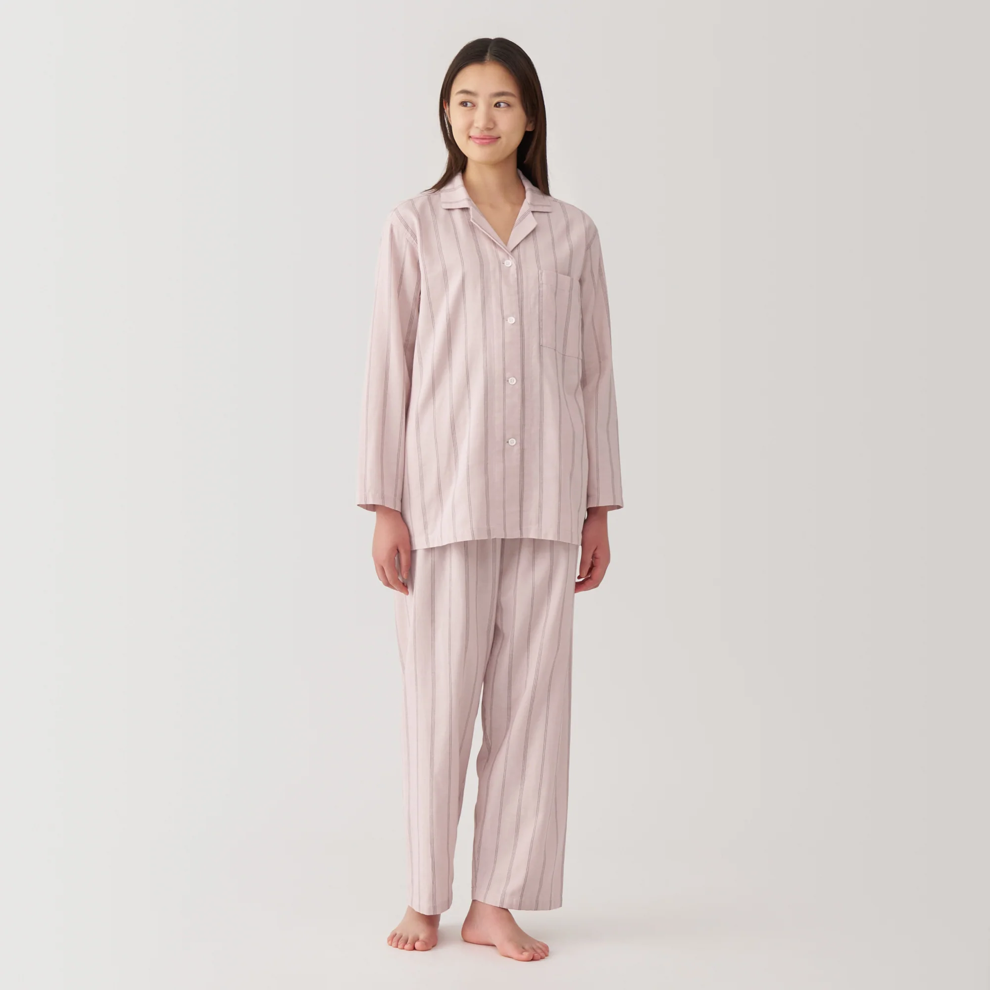 Women's Side Seamless Double Gauze Pajamas - Image 41