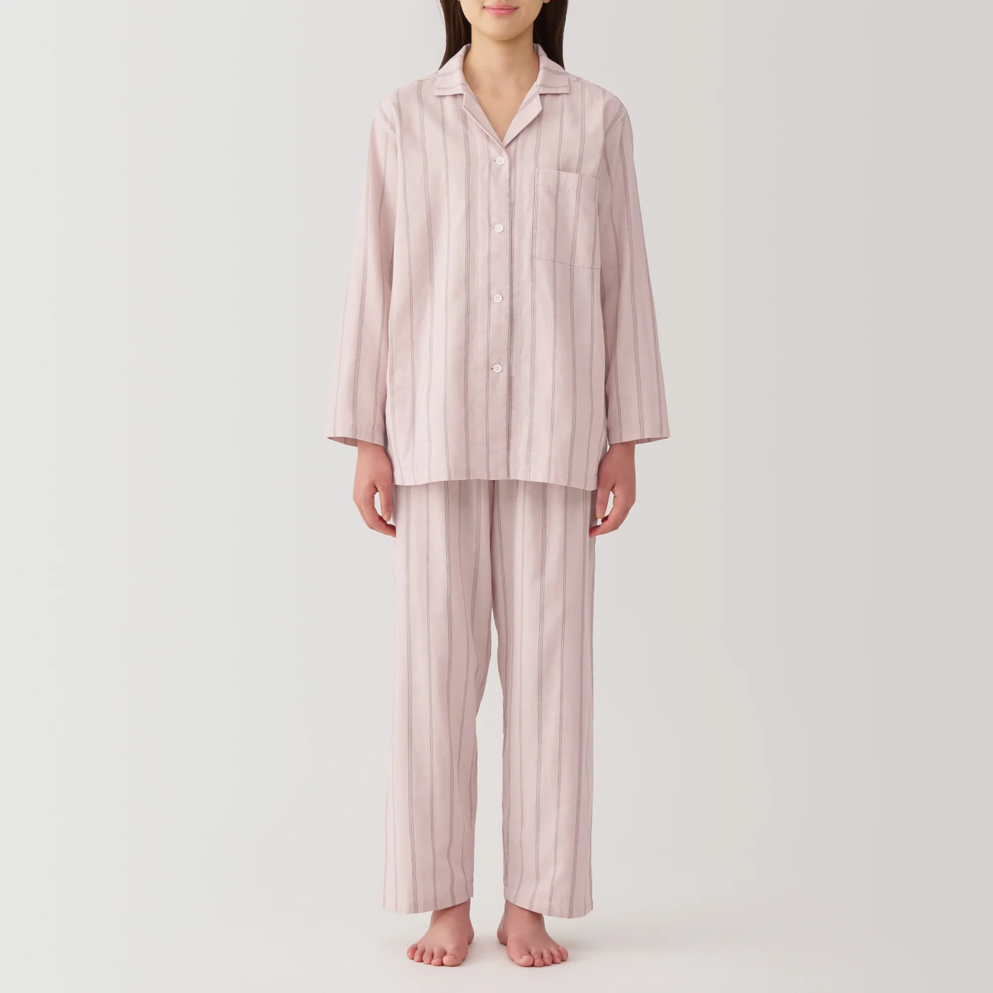 Women's Side Seamless Double Gauze Pajamas - Image 42