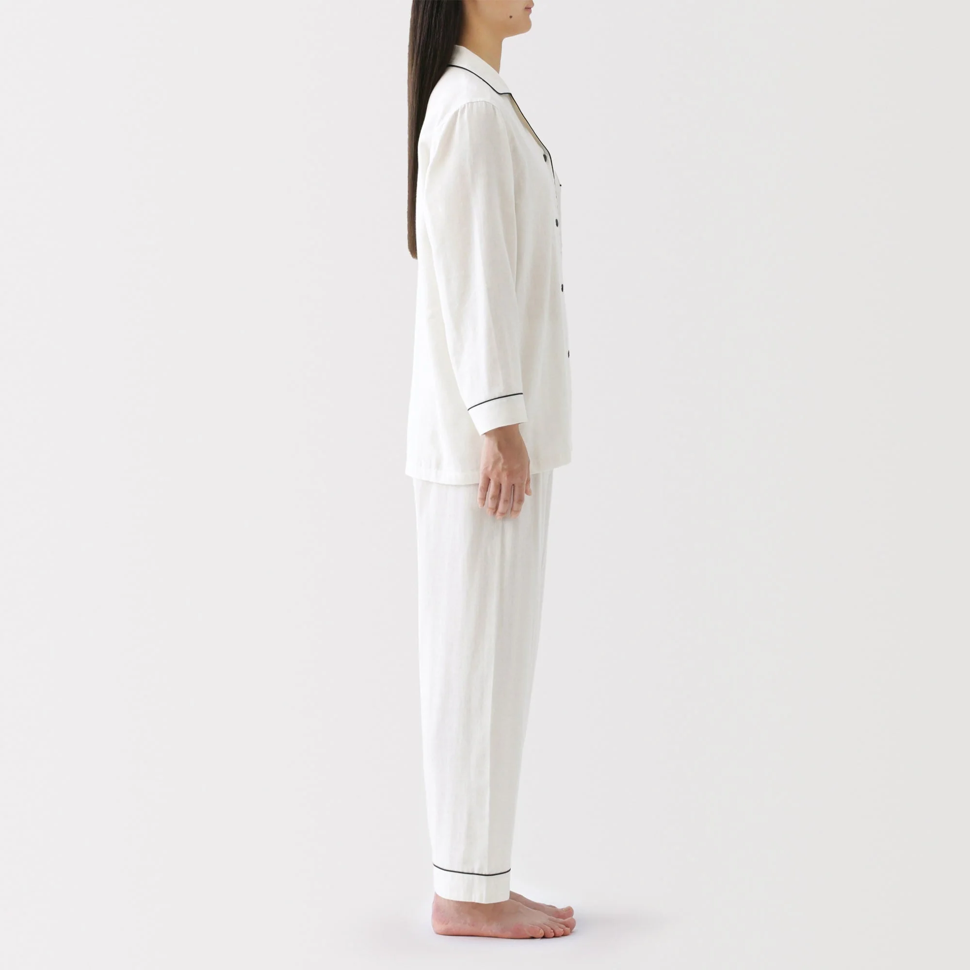 Women's Side Seamless Double Gauze Pajamas - Image 17