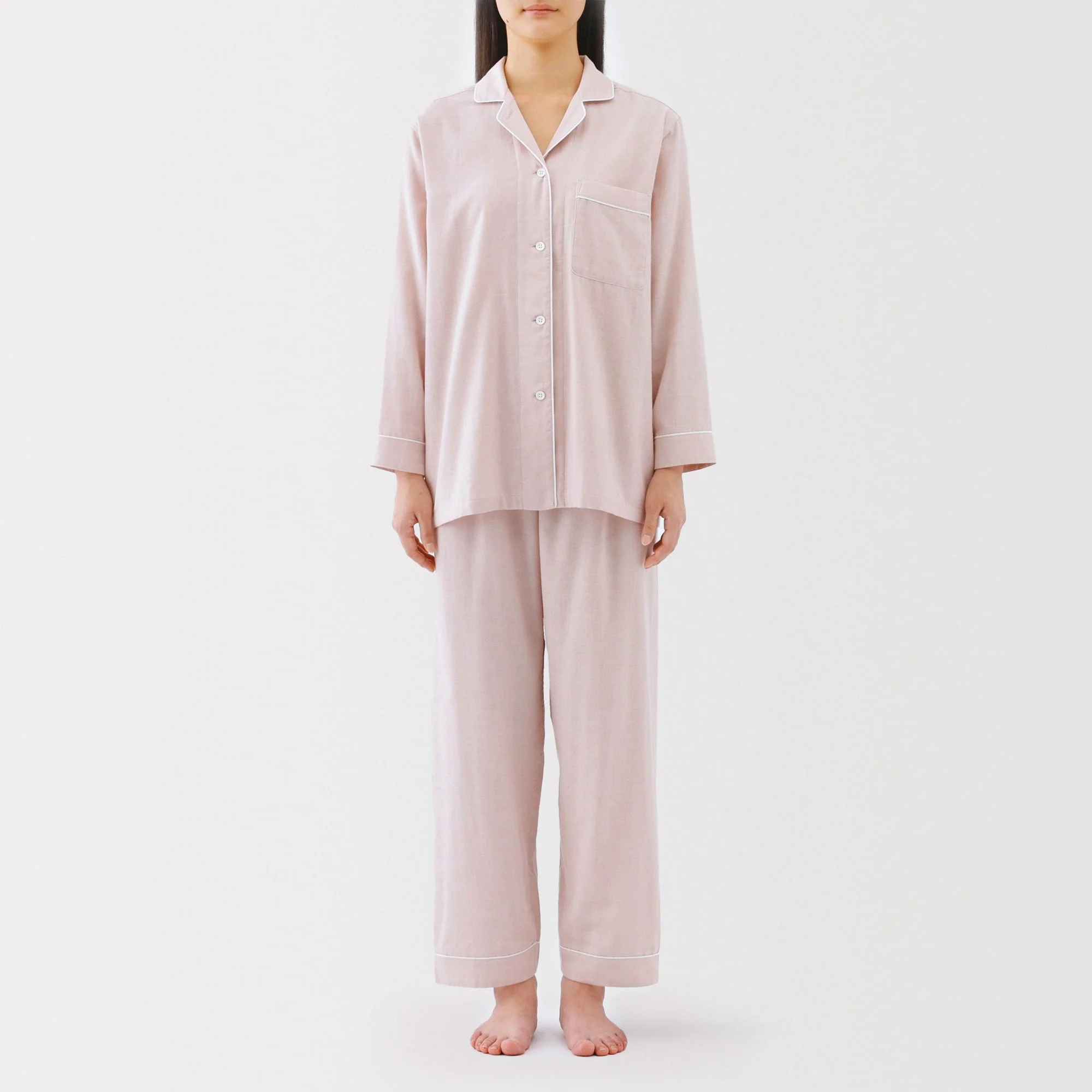 Women's Side Seamless Double Gauze Pajamas - Image 28