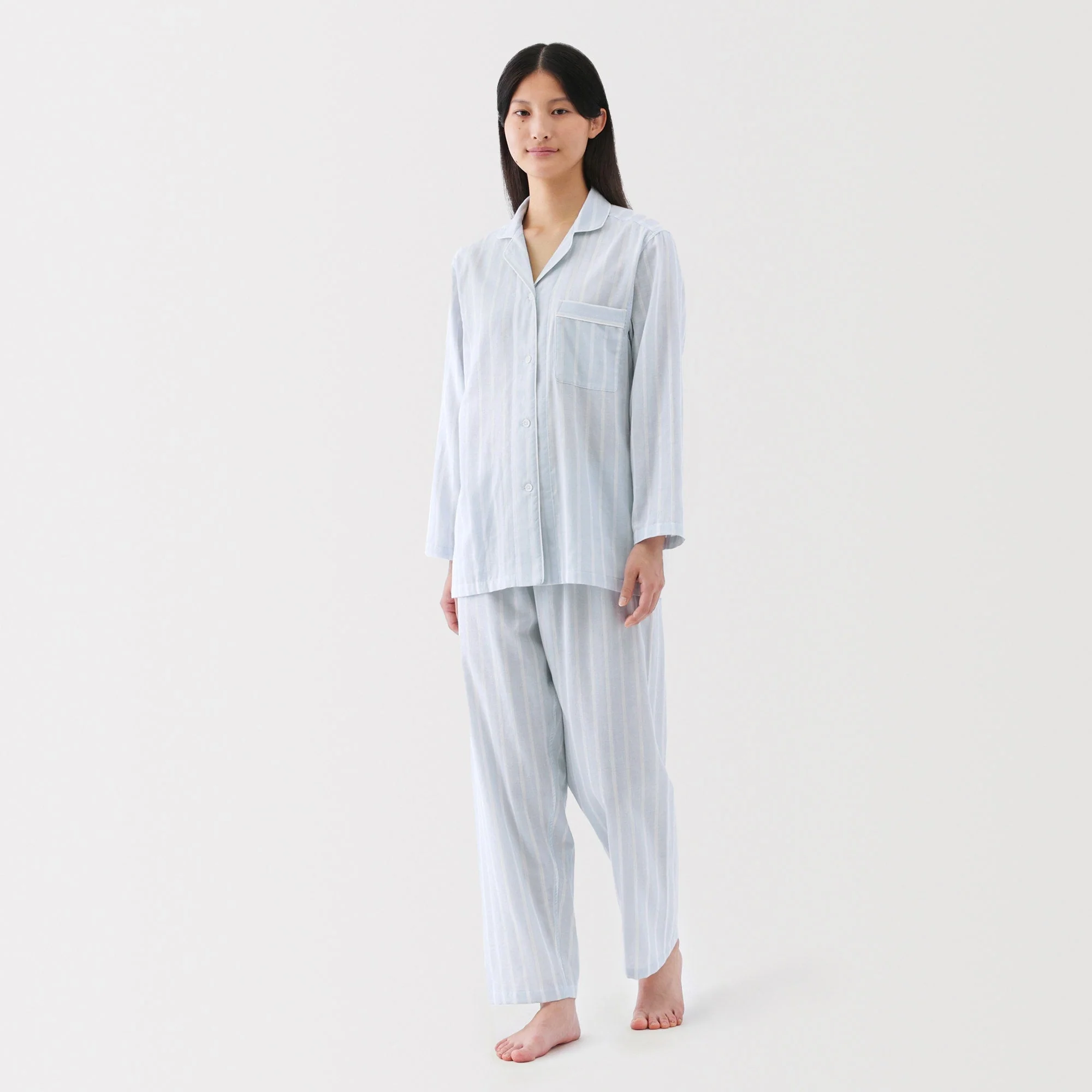 Women's Side Seamless Double Gauze Pajamas - Image 3