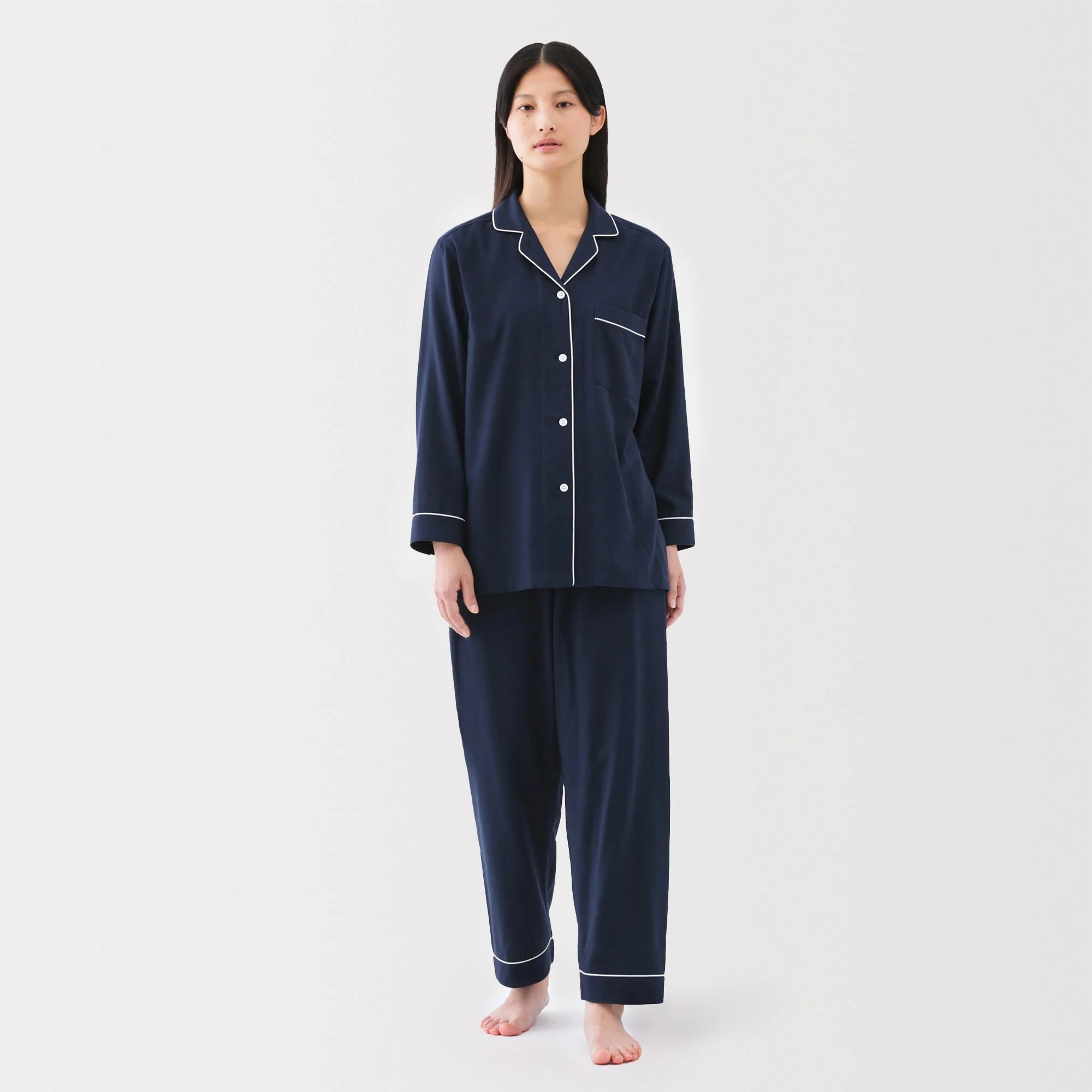 Women's Side Seamless Double Gauze Pajamas - Image 39