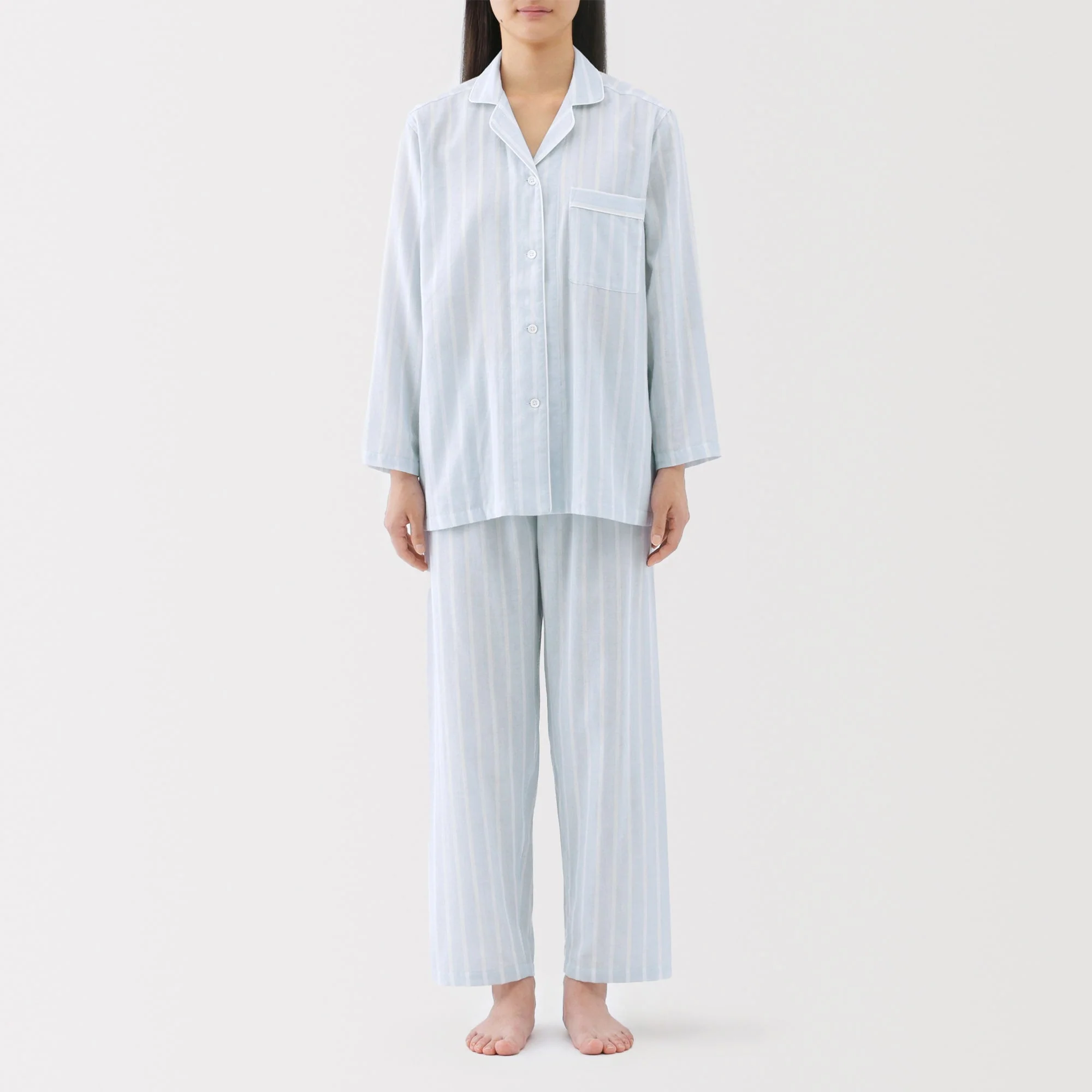 Women's Side Seamless Double Gauze Pajamas - Image 4