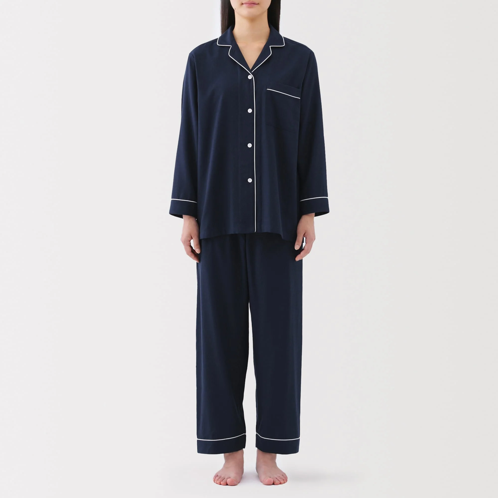 Women's Side Seamless Double Gauze Pajamas - Image 40