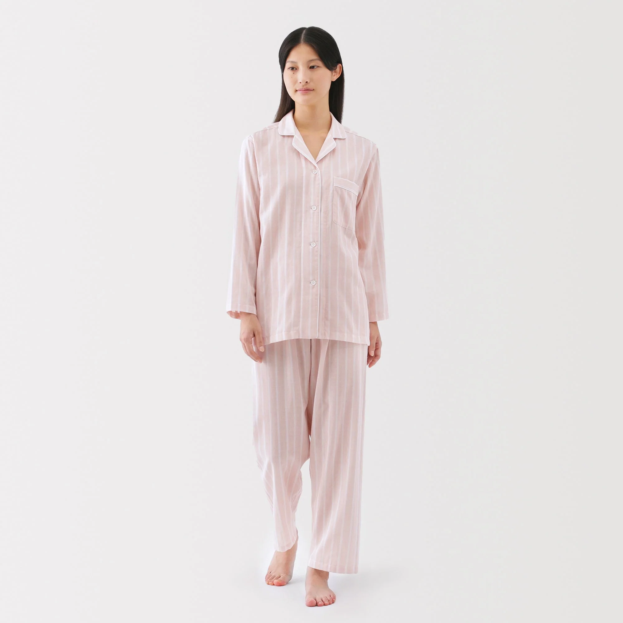 Women's Side Seamless Double Gauze Pajamas - Image 51