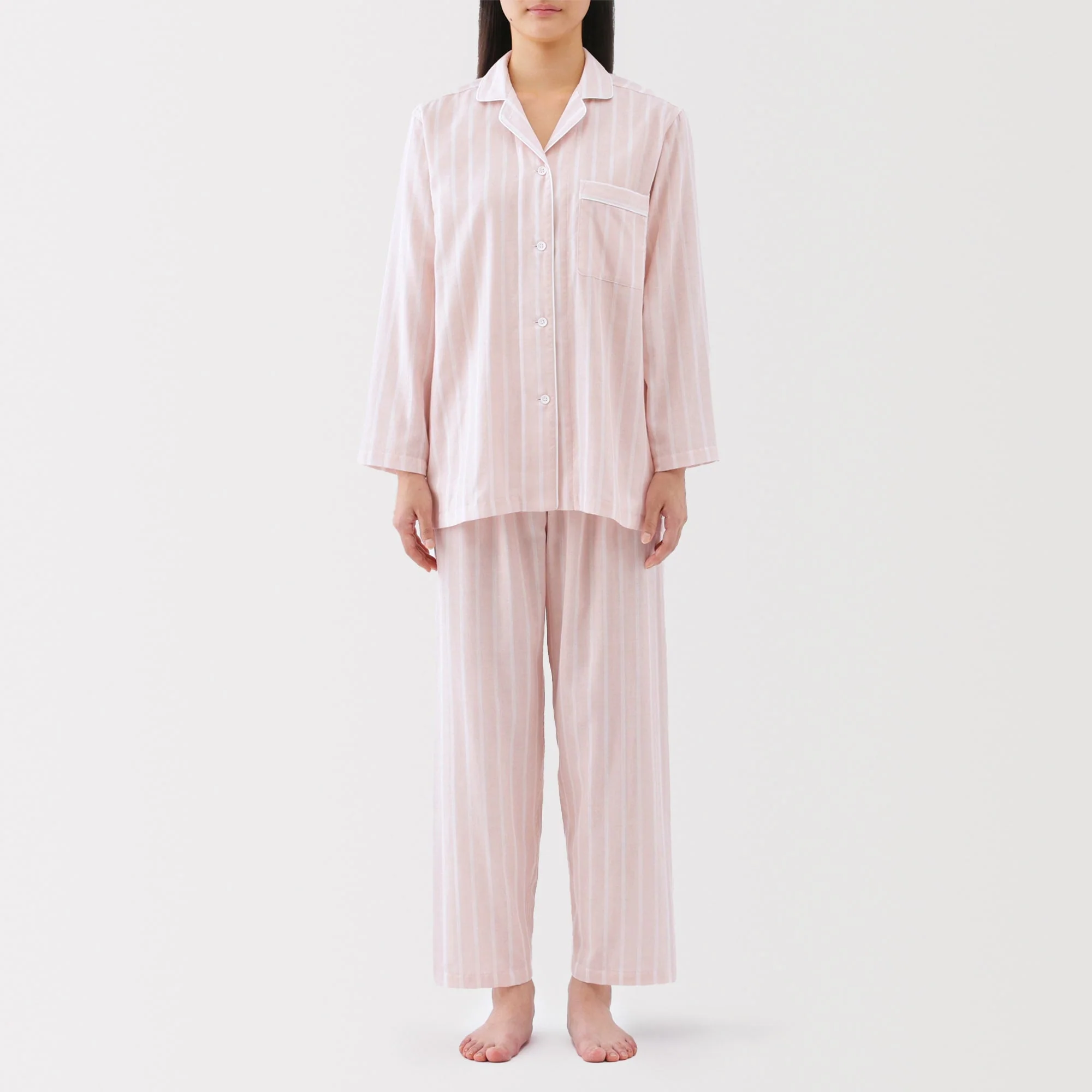 Women's Side Seamless Double Gauze Pajamas - Image 52
