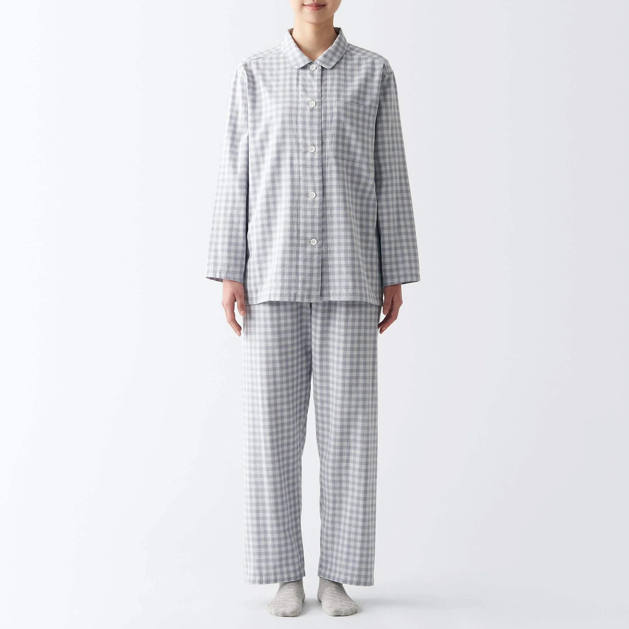 Women's Side Seamless Double Gauze Pajamas - Image 14