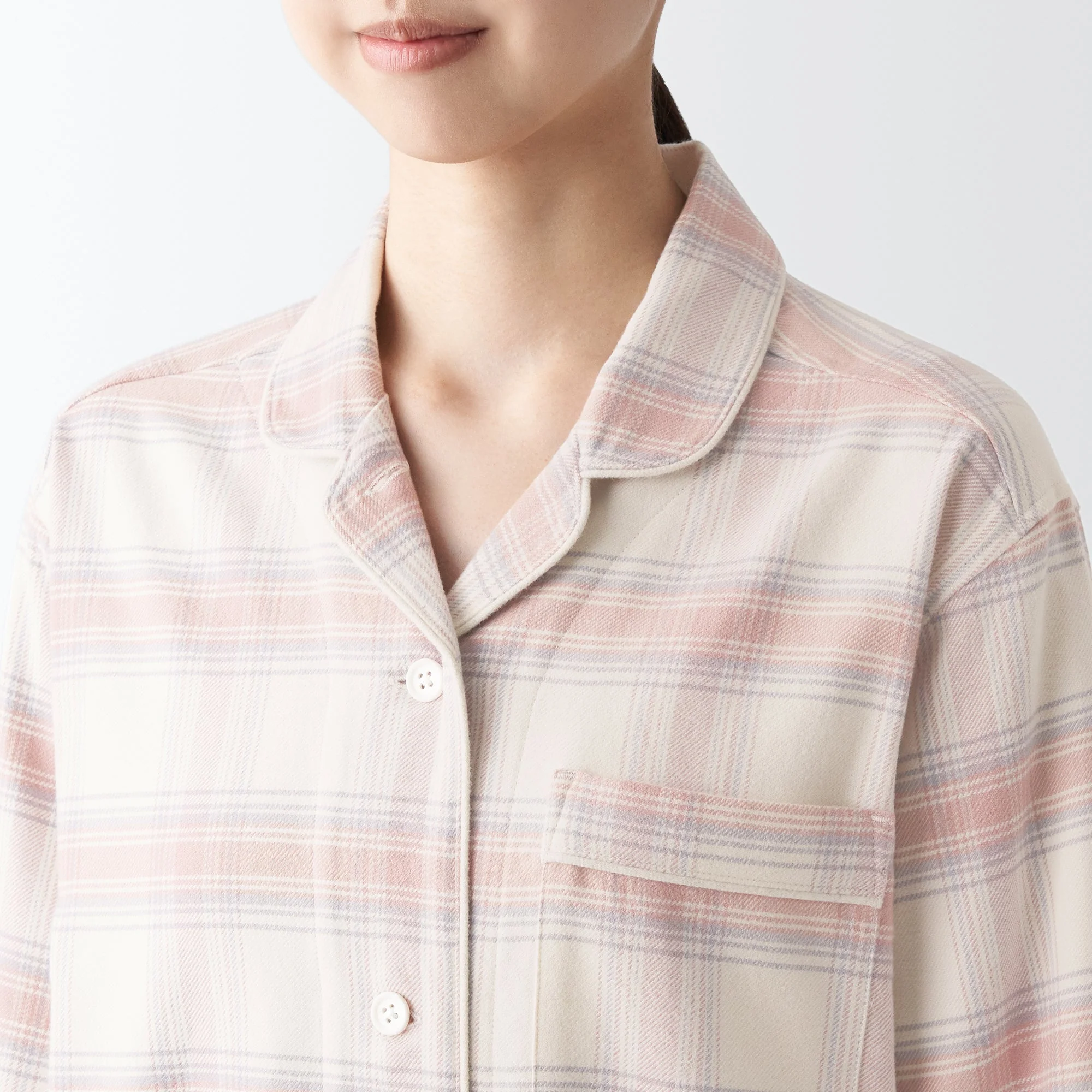 Women's Side Seamless Flannel Pajamas - Image 39