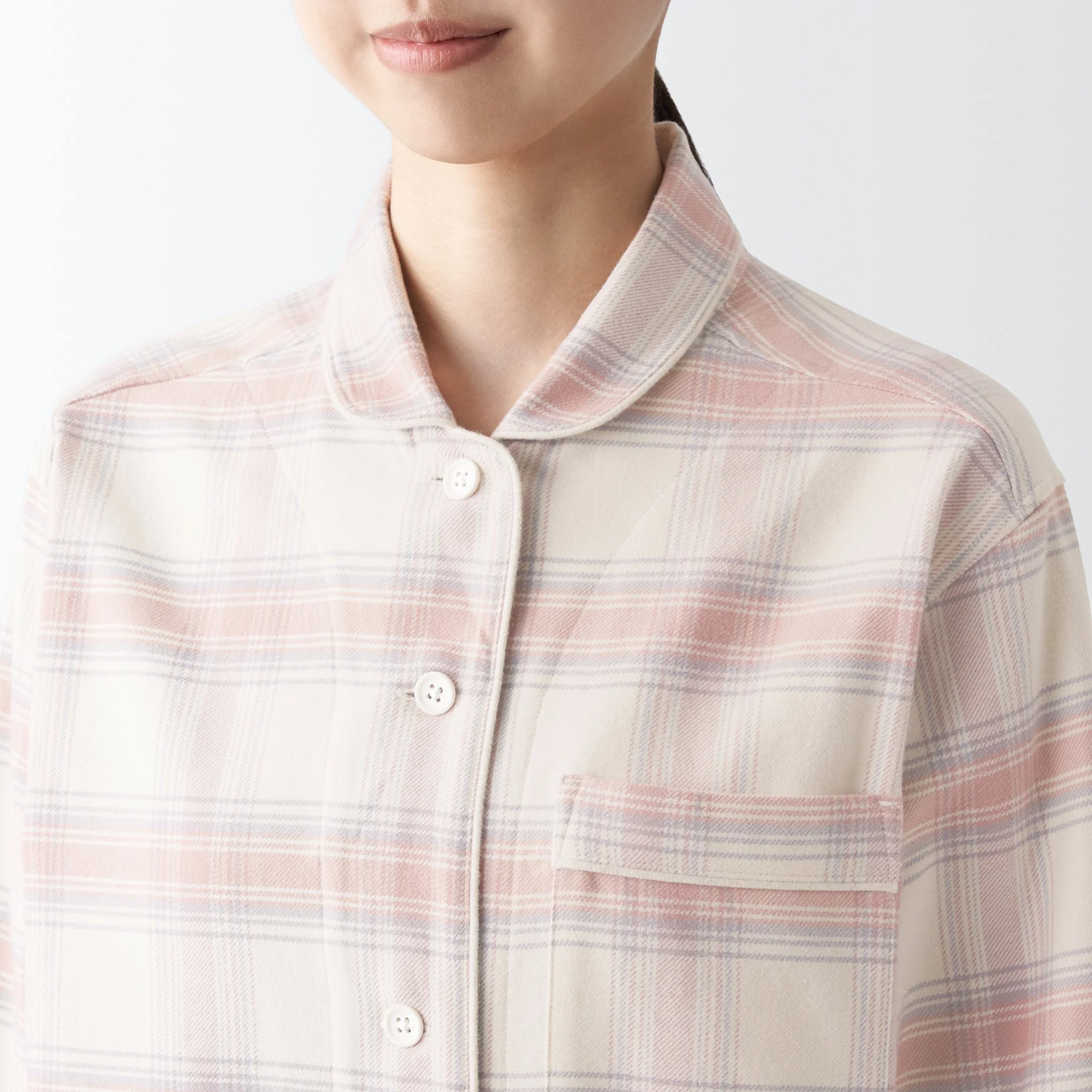 Women's Side Seamless Flannel Pajamas - Image 40