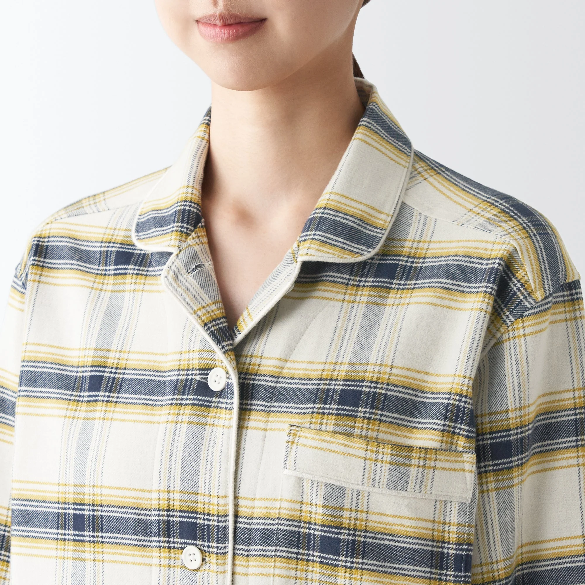 Women's Side Seamless Flannel Pajamas - Image 50