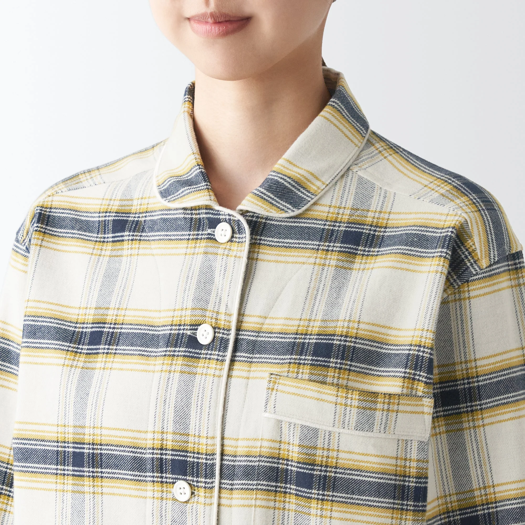 Women's Side Seamless Flannel Pajamas - Image 51