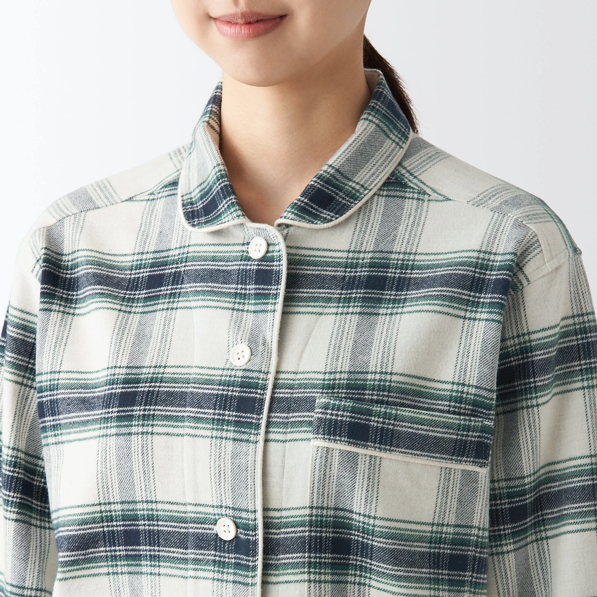 Women's Side Seamless Flannel Pajamas - Image 62