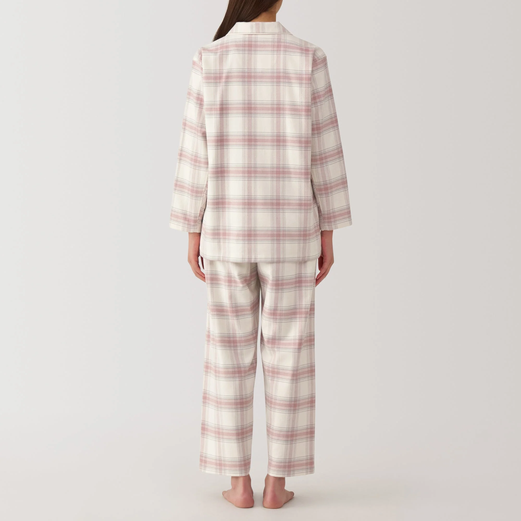 Women's Side Seamless Flannel Pajamas - Image 39
