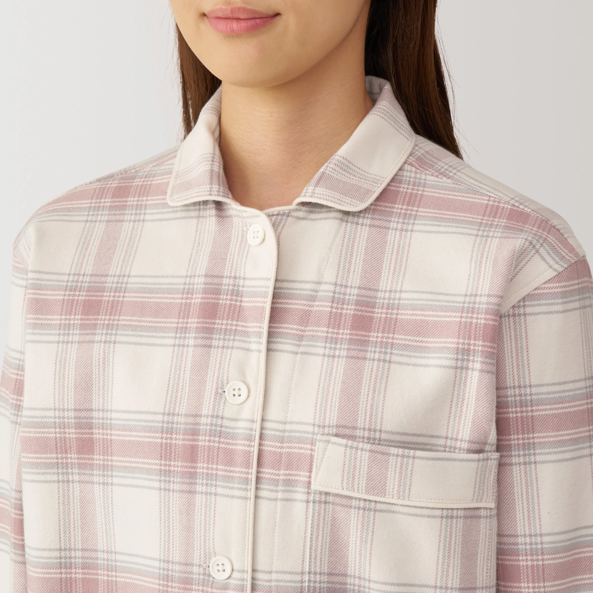 Women's Side Seamless Flannel Pajamas - Image 41