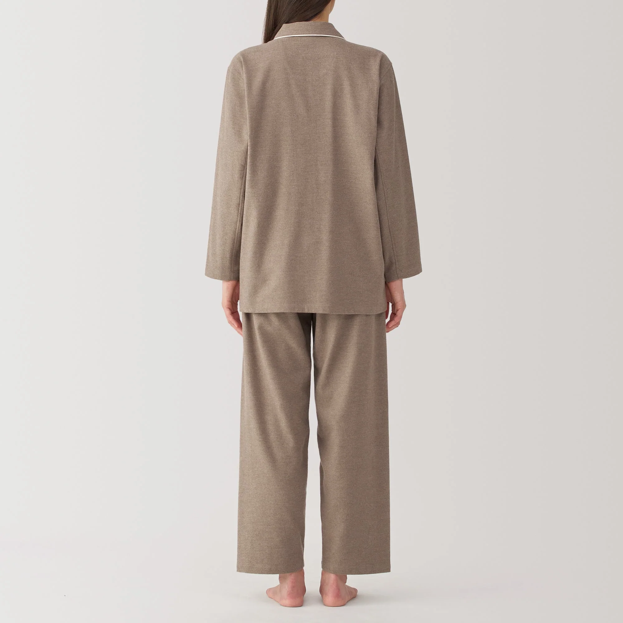 Women's Side Seamless Flannel Pajamas - Image 61