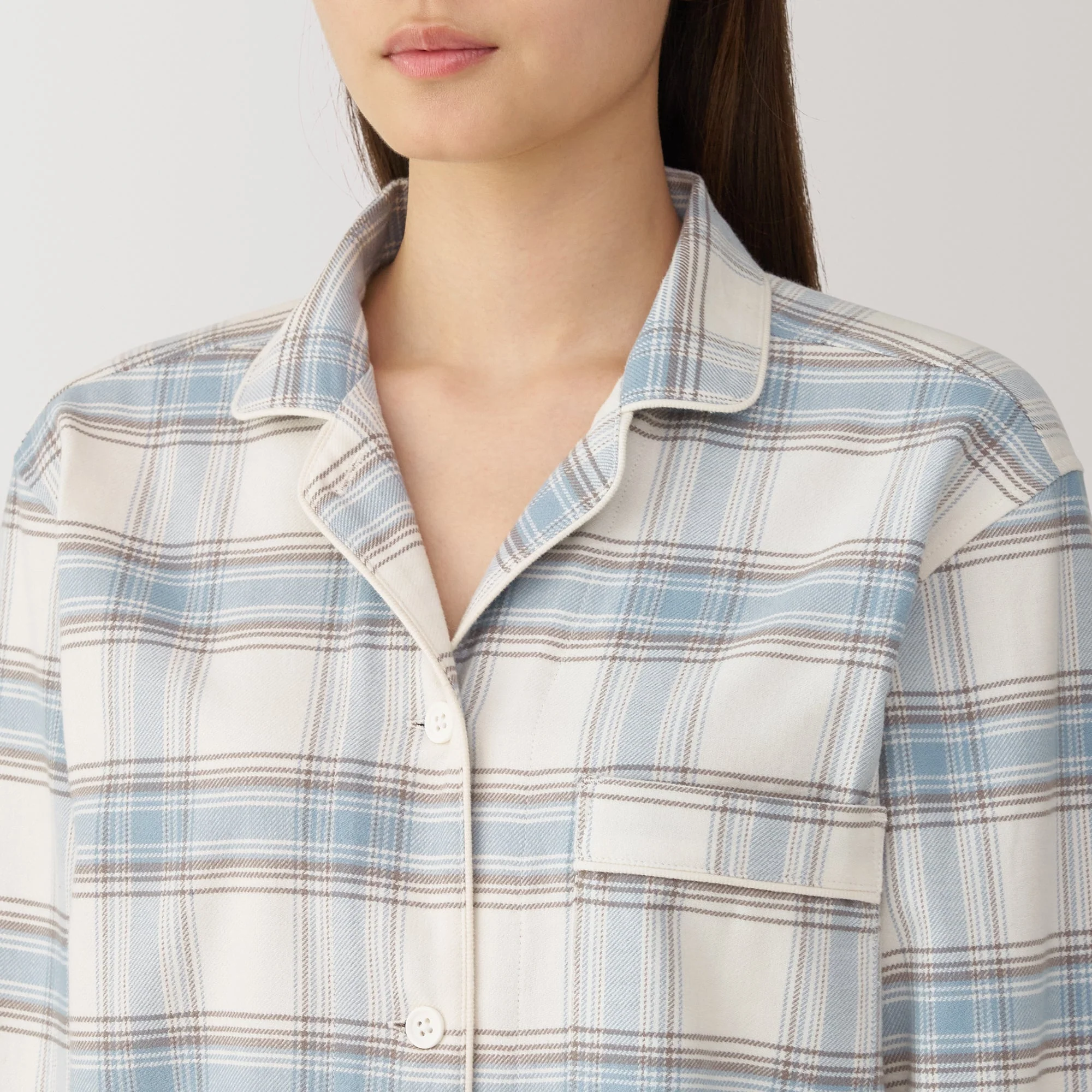 Women's Side Seamless Flannel Pajamas - Image 7