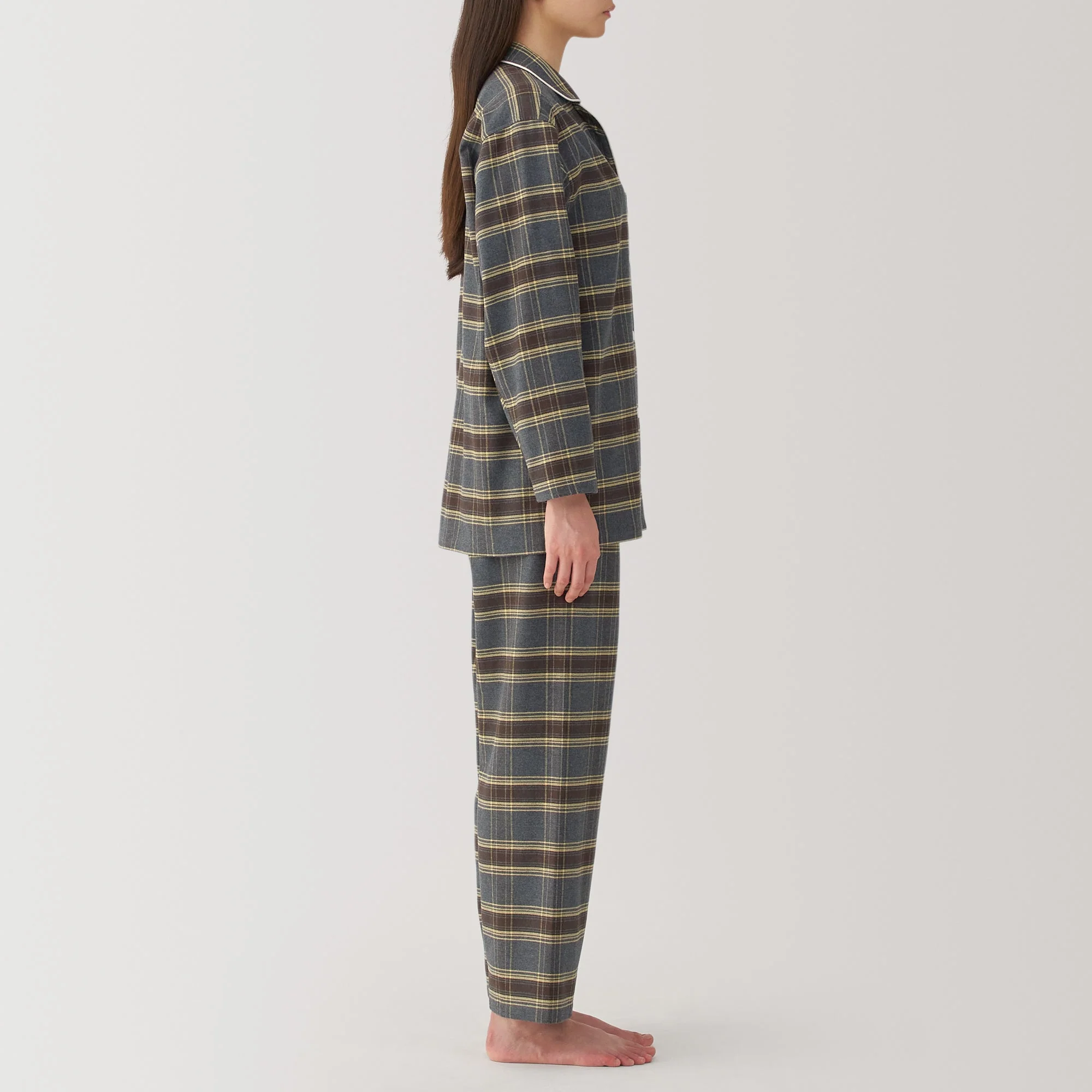 Women's Side Seamless Flannel Pajamas - Image 71