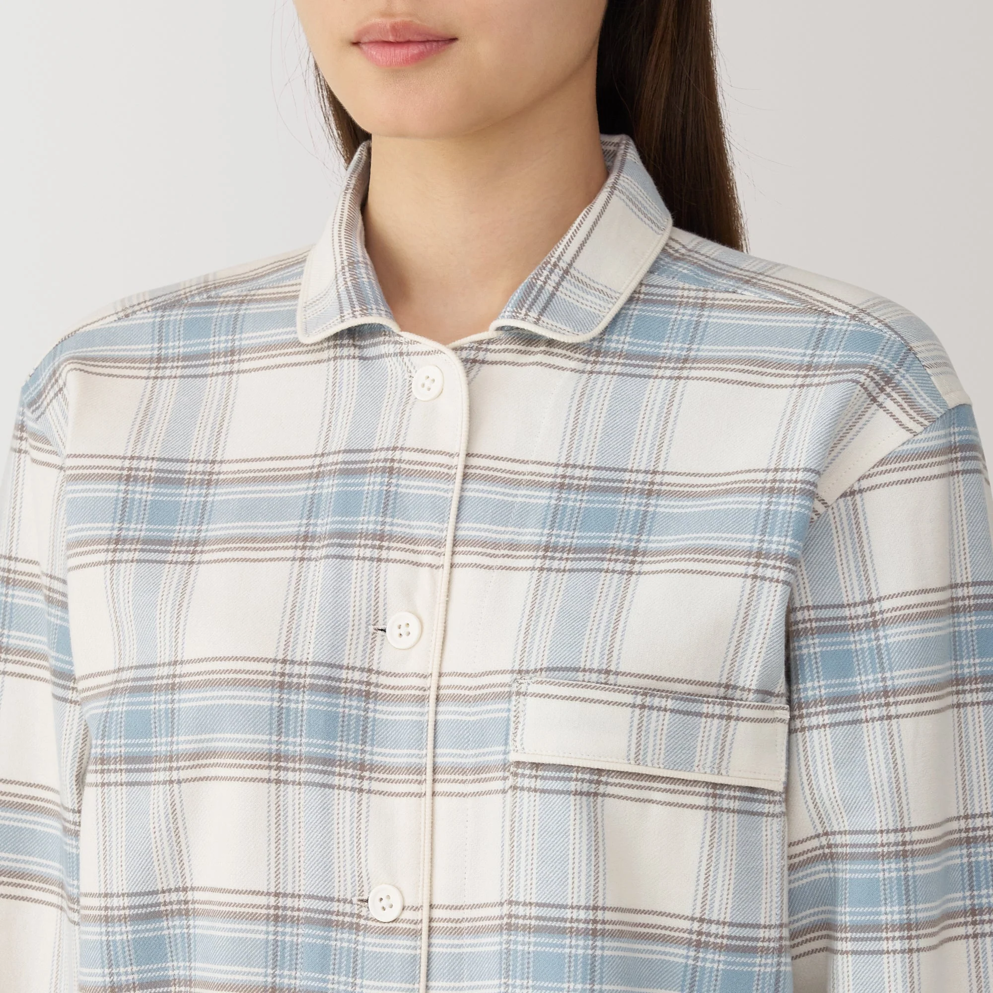 Women's Side Seamless Flannel Pajamas - Image 8