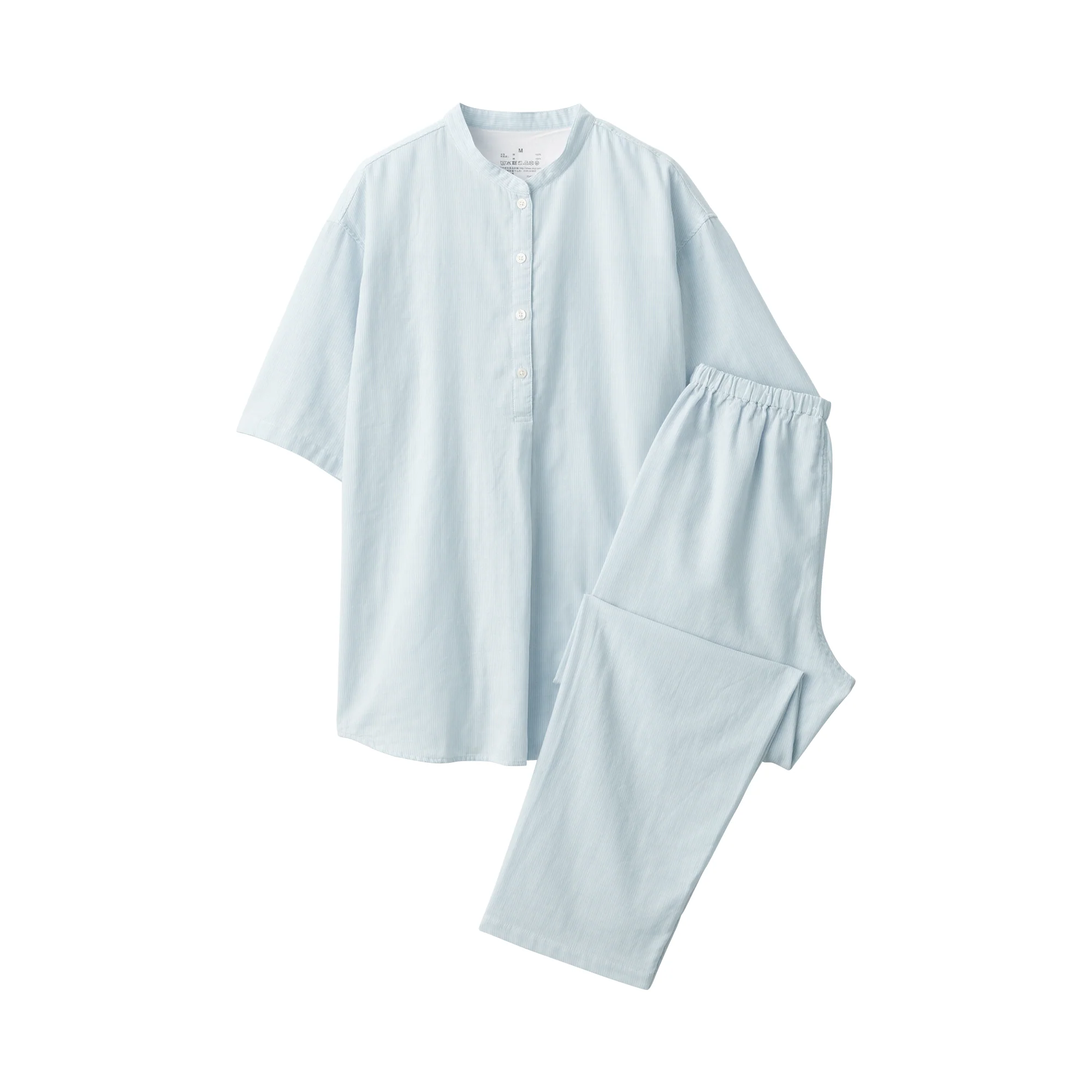 Women's Side Seamless Lightweight Gauze 1/2 Sleeve Pajamas - Image 13