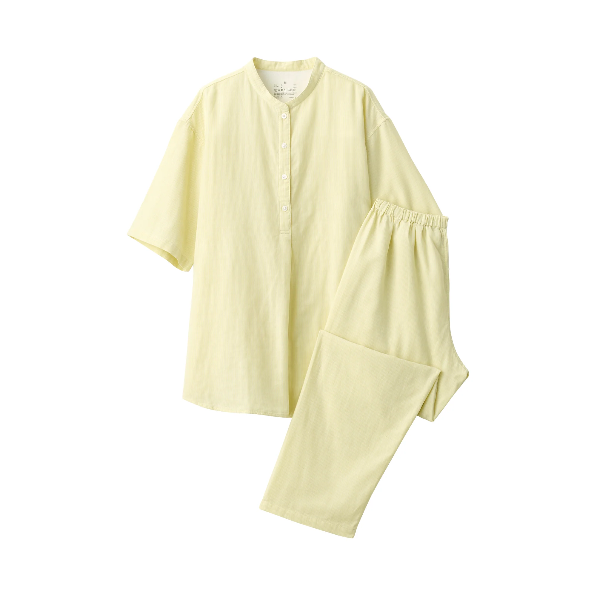 Women's Side Seamless Lightweight Gauze 1/2 Sleeve Pajamas - Image 2