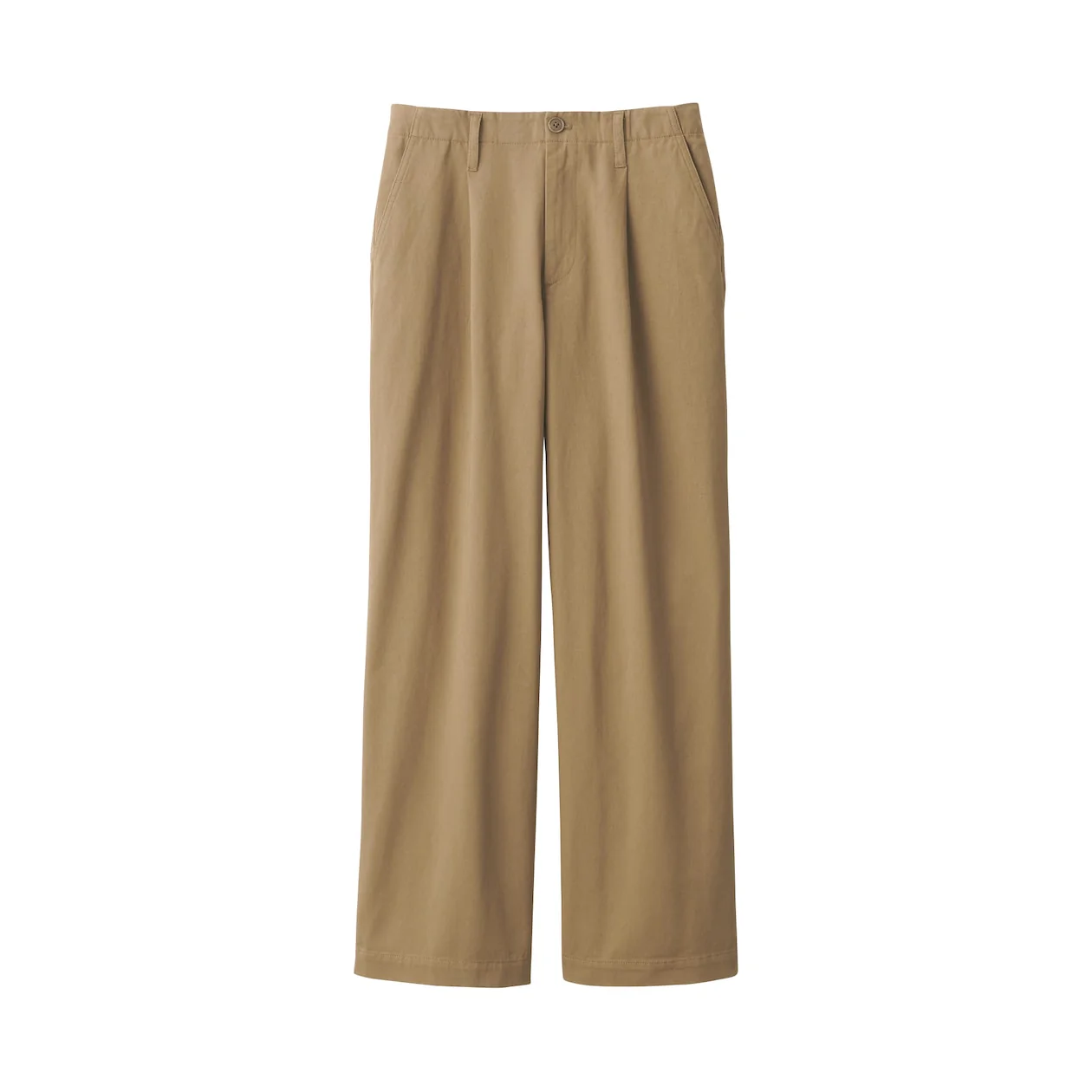 Women's Slub Yarn Chino Darted Wide Pants - Image 2