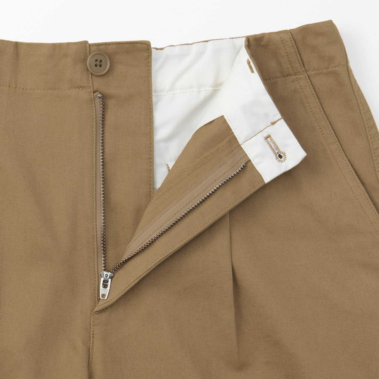Women's Slub Yarn Chino Darted Wide Pants - Image 9