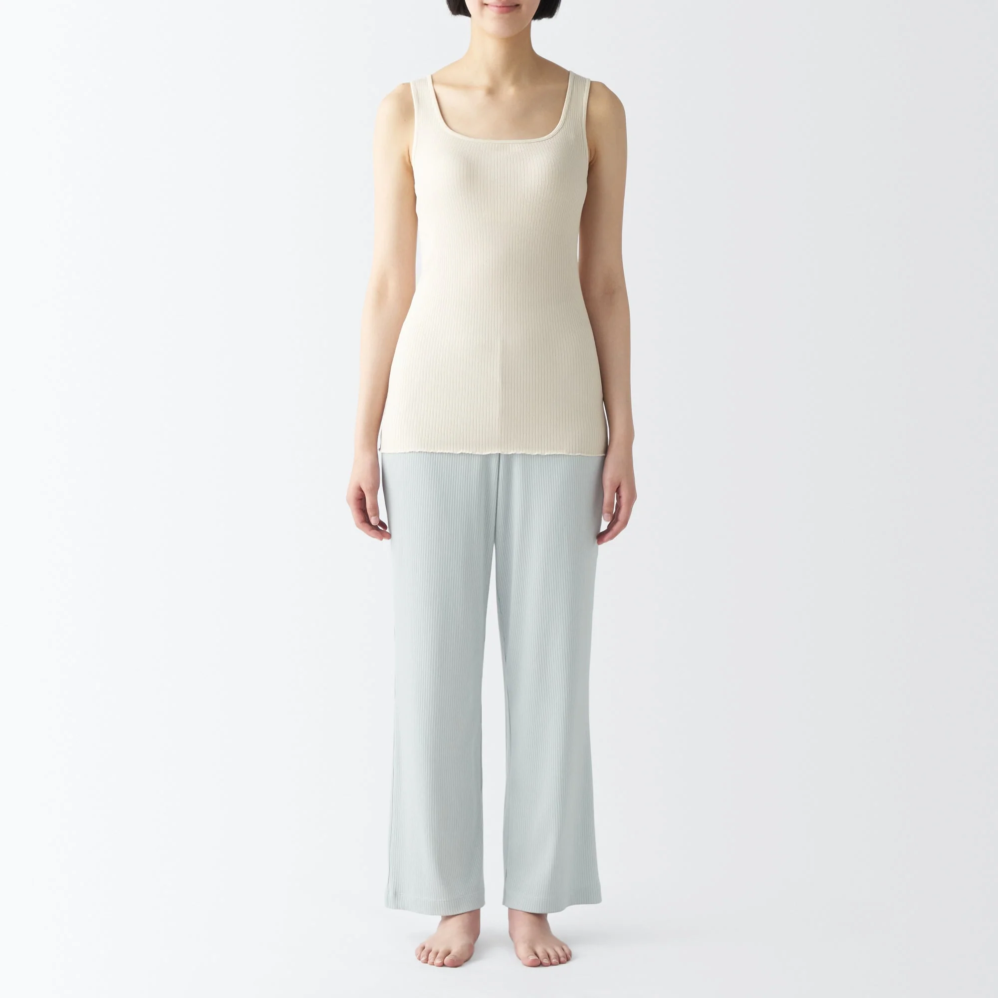 Women's Smooth Ribbed Long Pants - Image 12