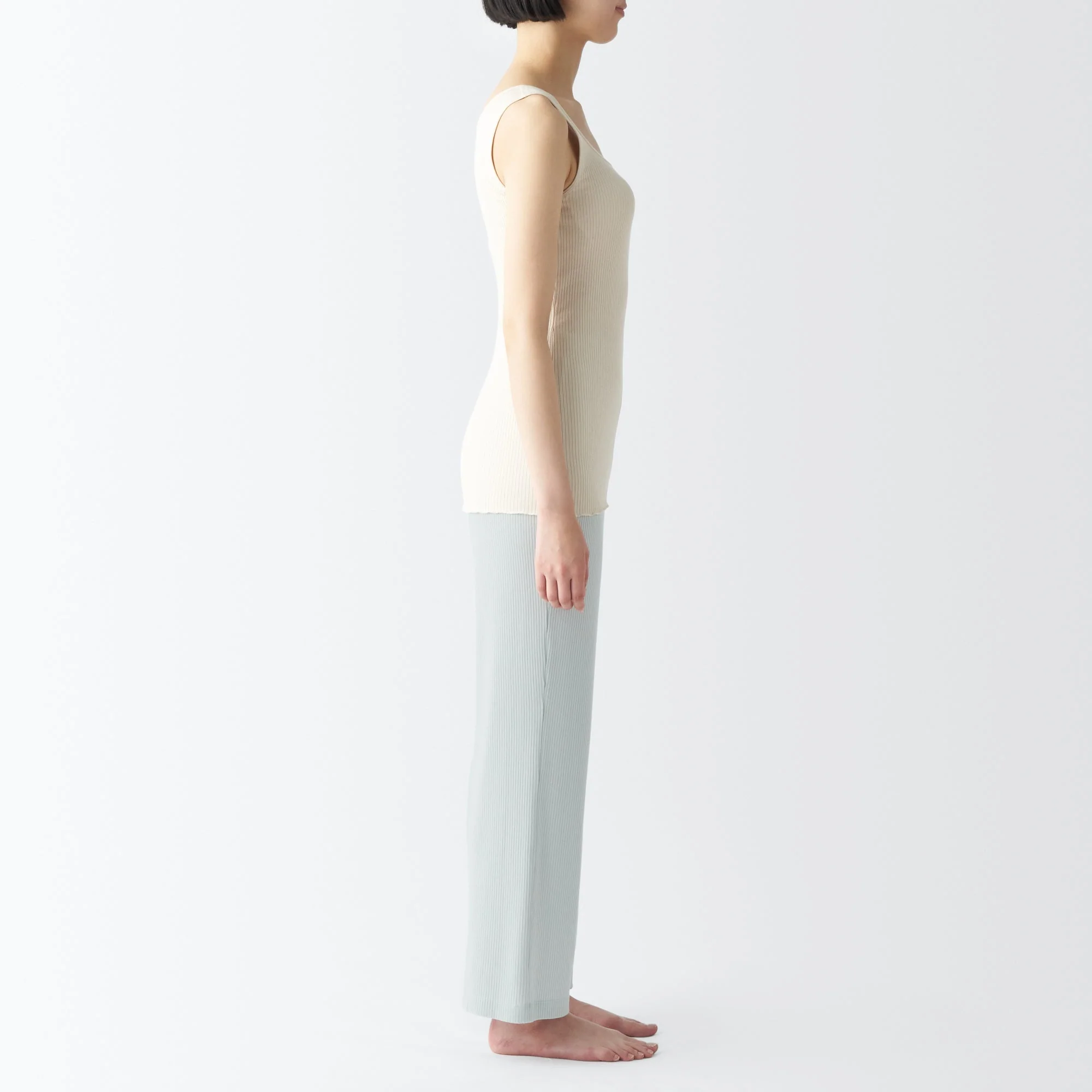 Women's Smooth Ribbed Long Pants - Image 13