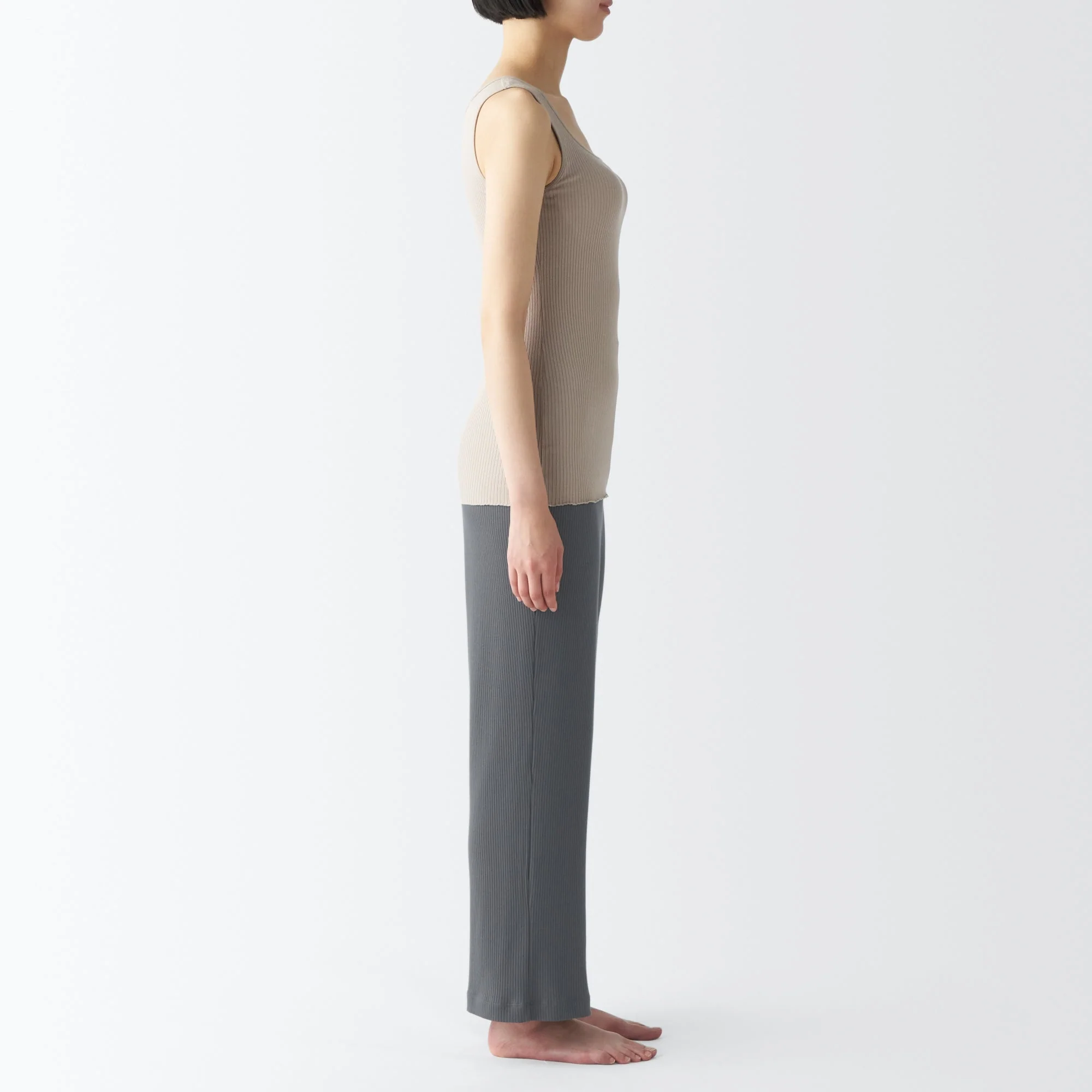 Women's Smooth Ribbed Long Pants - Image 21