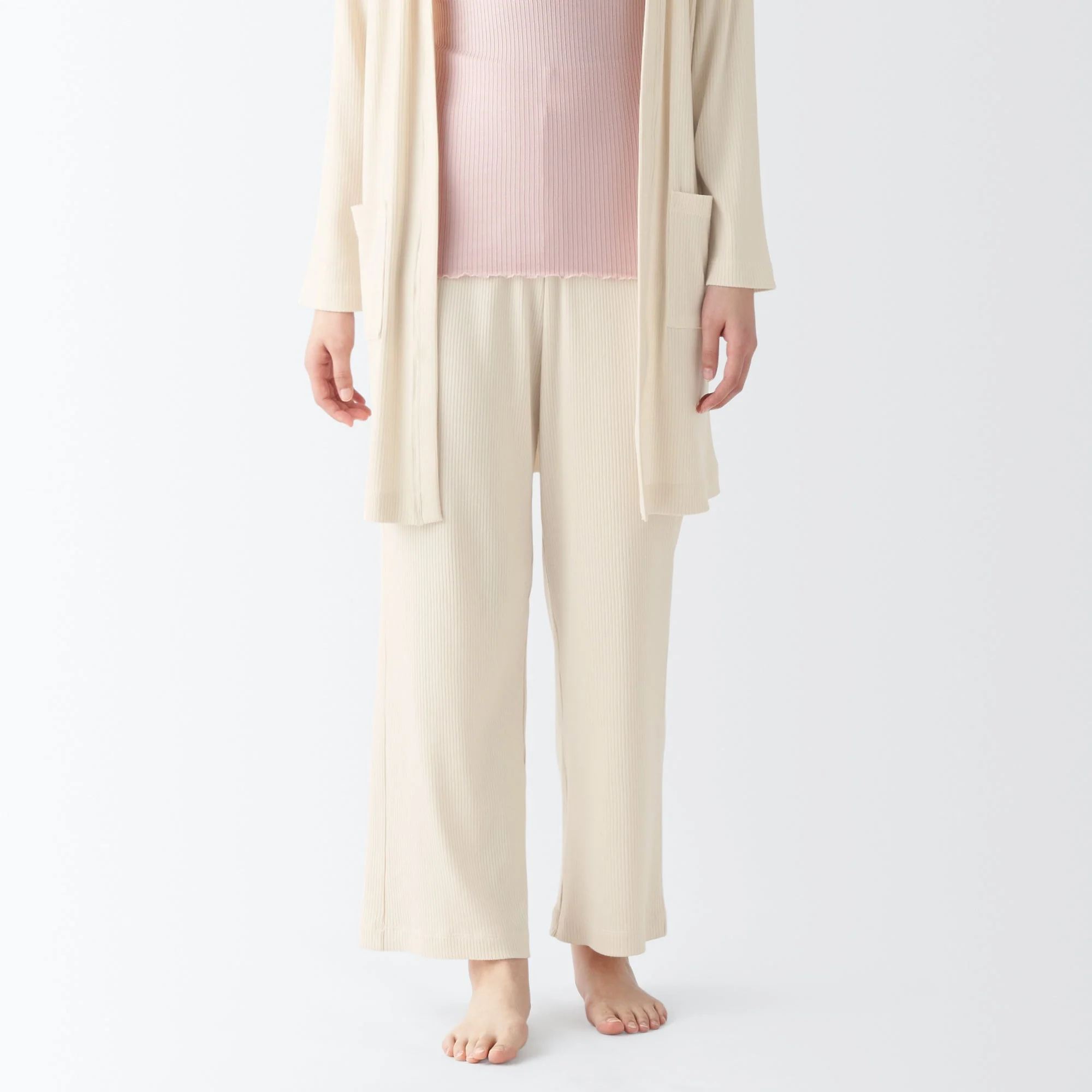 Women's Smooth Ribbed Long Pants - Image 3