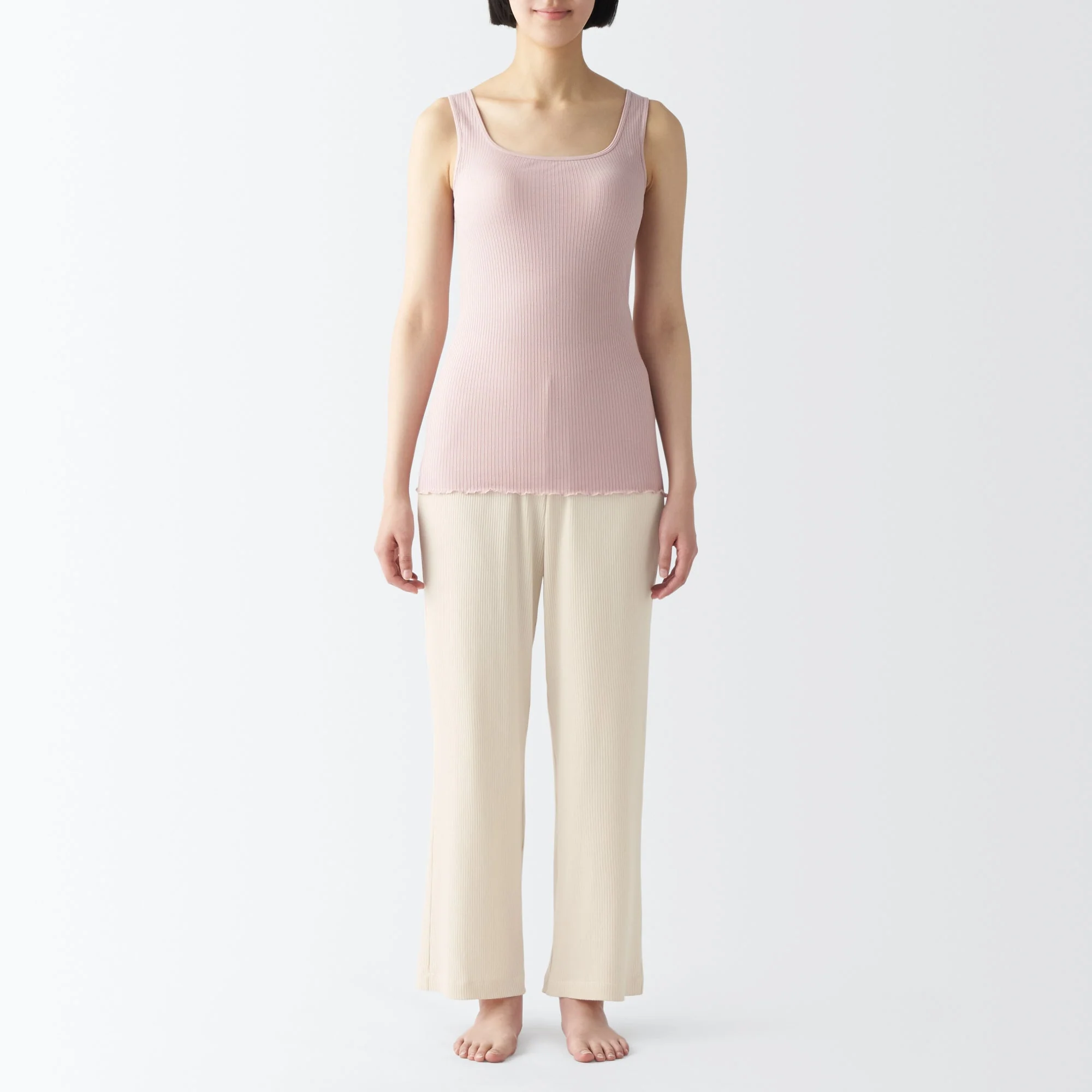Women's Smooth Ribbed Long Pants - Image 4