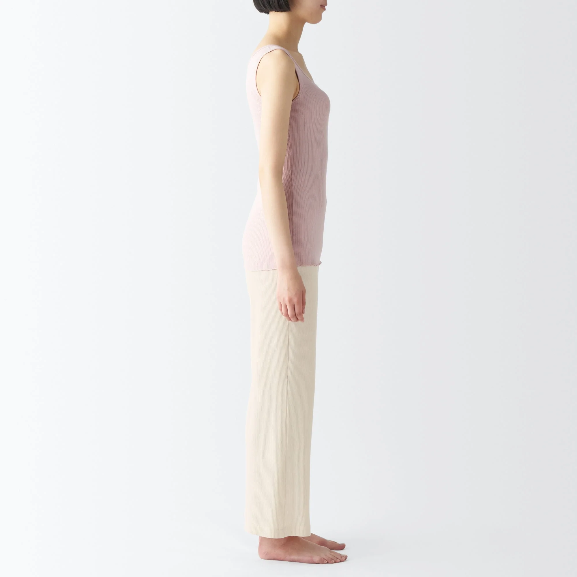 Women's Smooth Ribbed Long Pants - Image 5