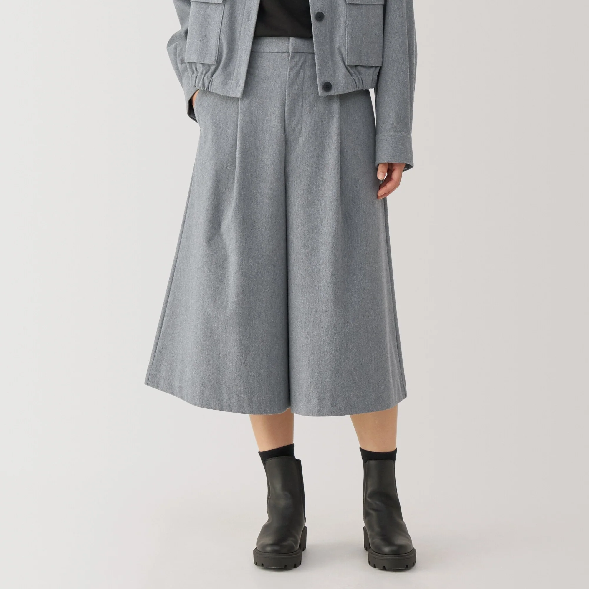 Women's Stretch Brushed Cropped Pants