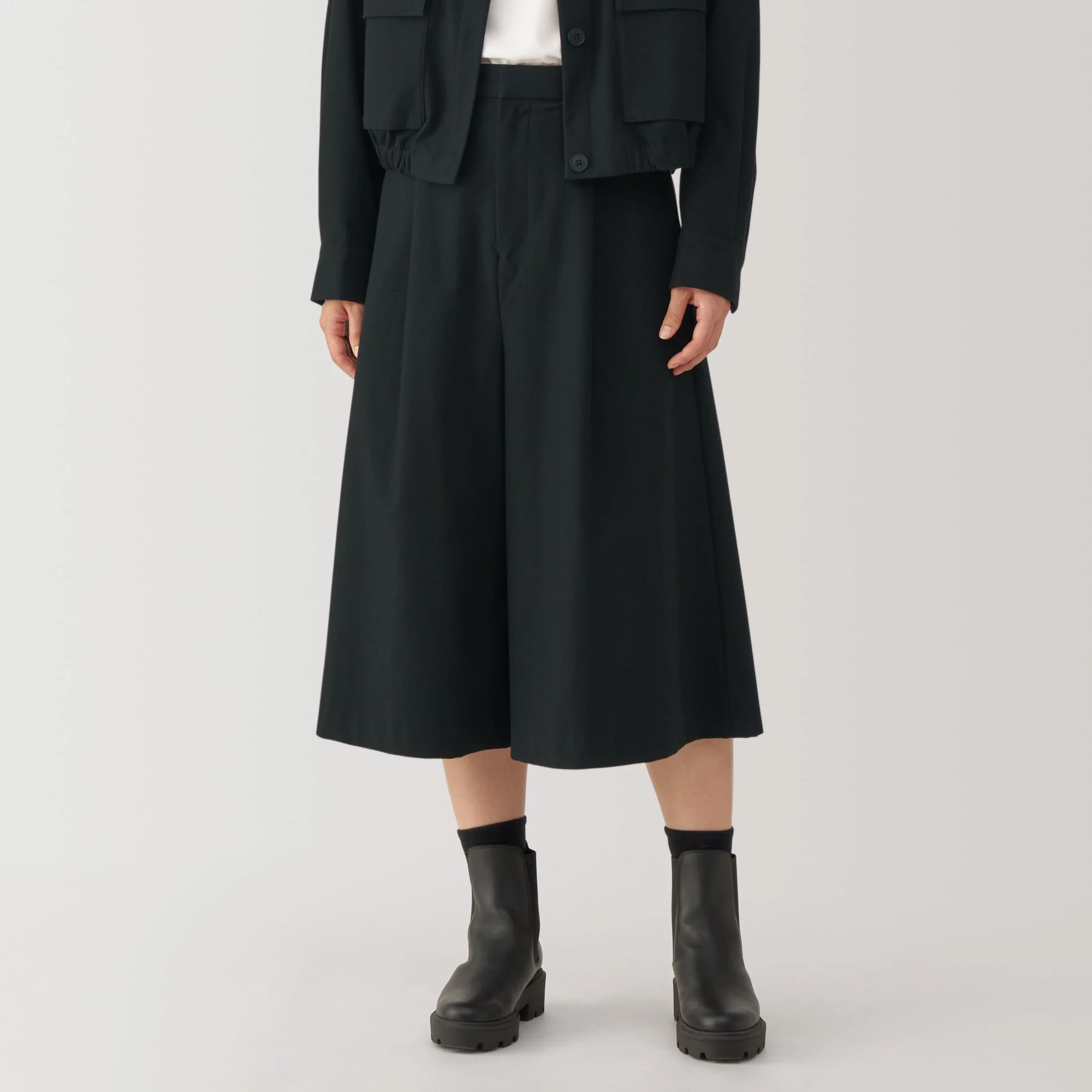 Women's Stretch Brushed Cropped Pants - Image 13