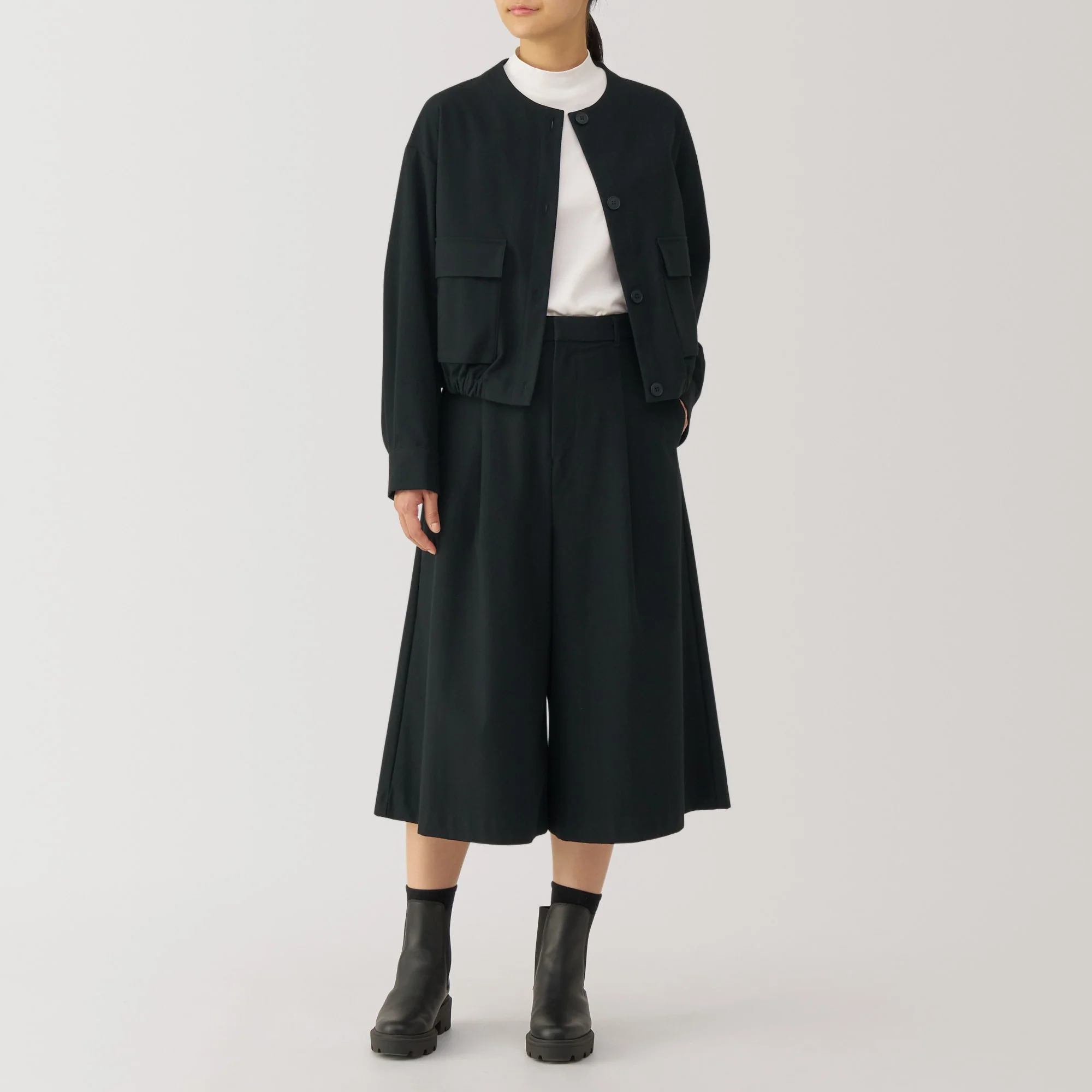 Women's Stretch Brushed Cropped Pants - Image 14